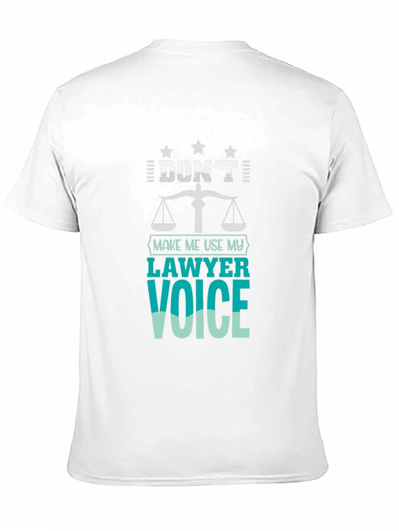 Lawyer Voice Graphic T-Shirt - Novelty Tee