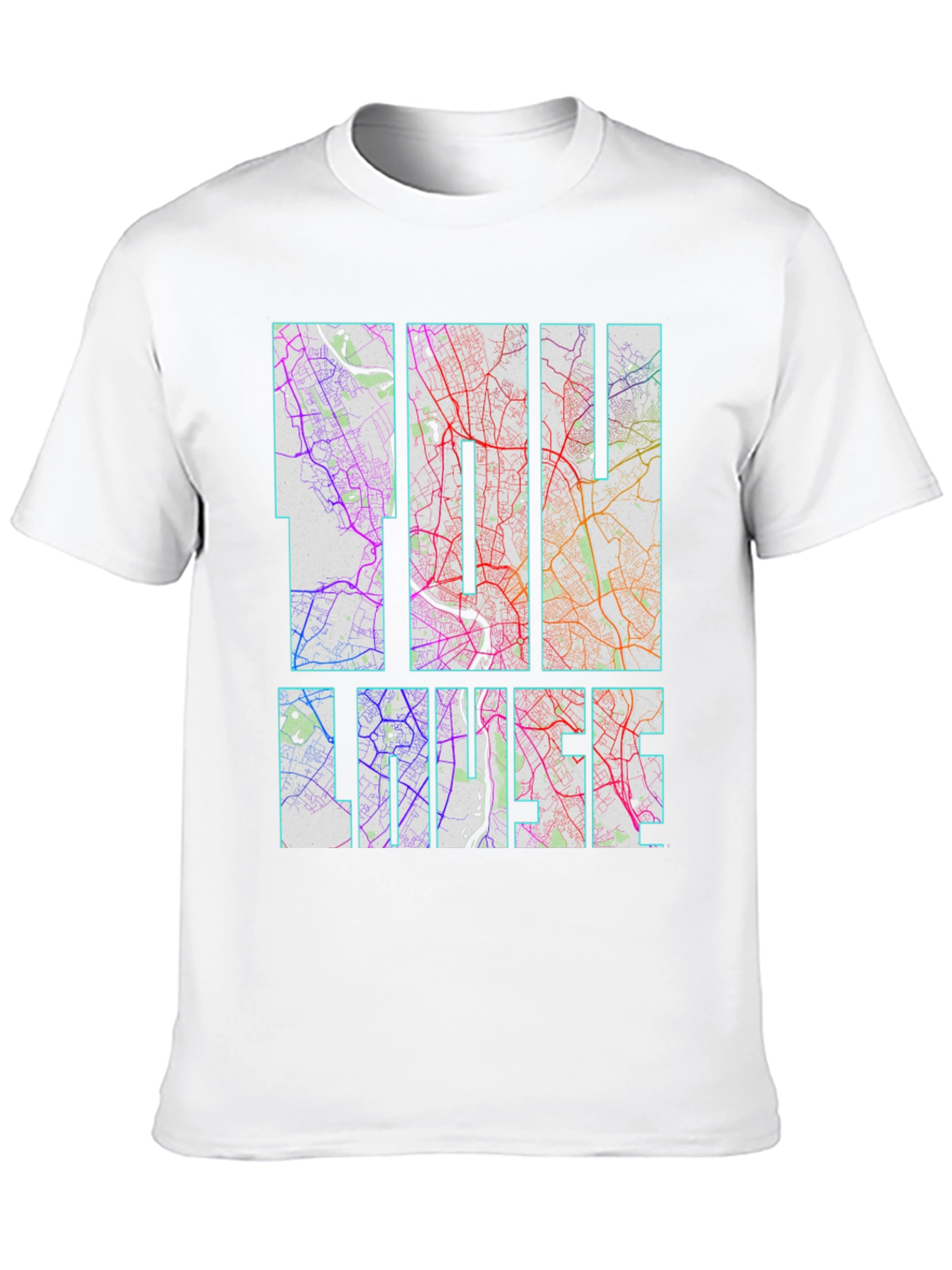 Linz Austria Map T-Shirt - City Street Art Tee