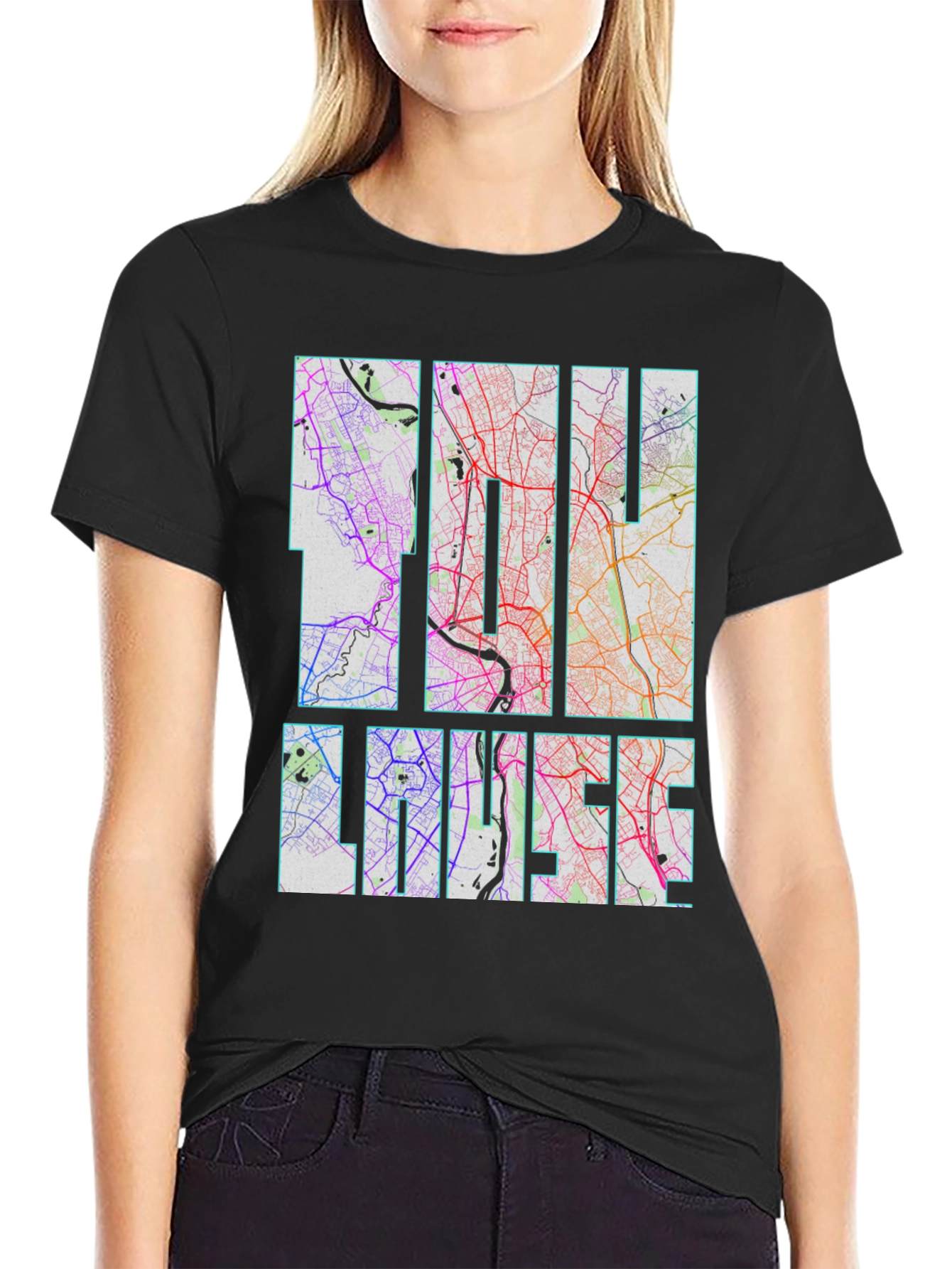 Linz Austria Map T-Shirt - City Street Art Tee
