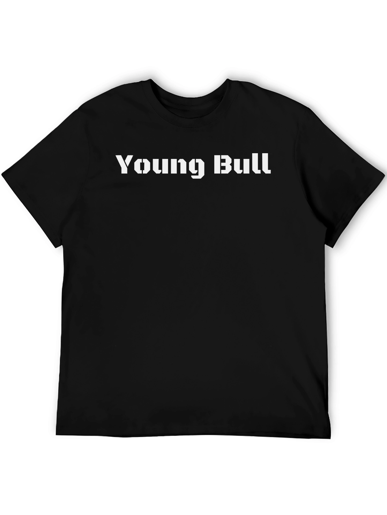 Young Bull Graphic Tee - Mens Crew Neck T-Shirt