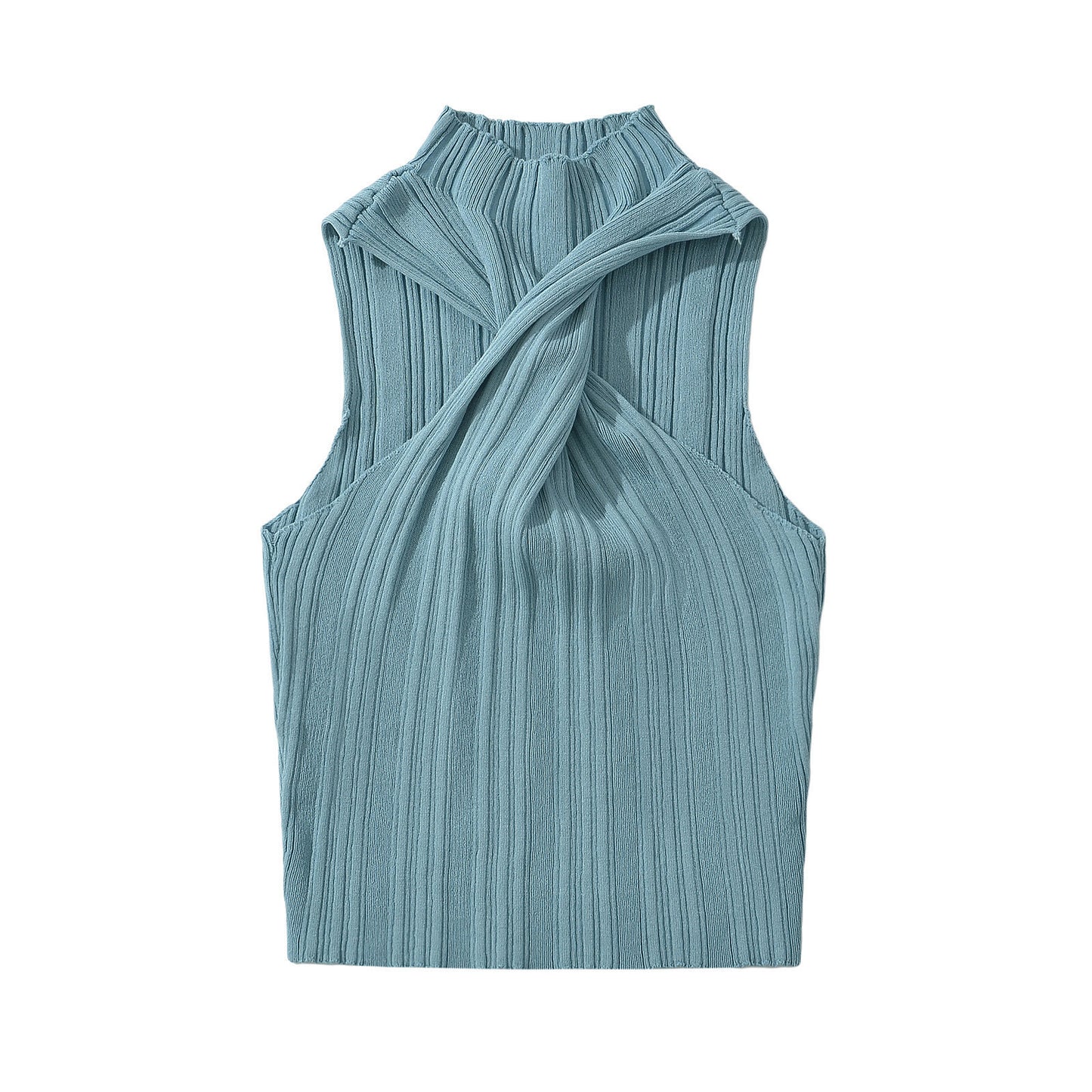 Twisted short spicy girl vest for women