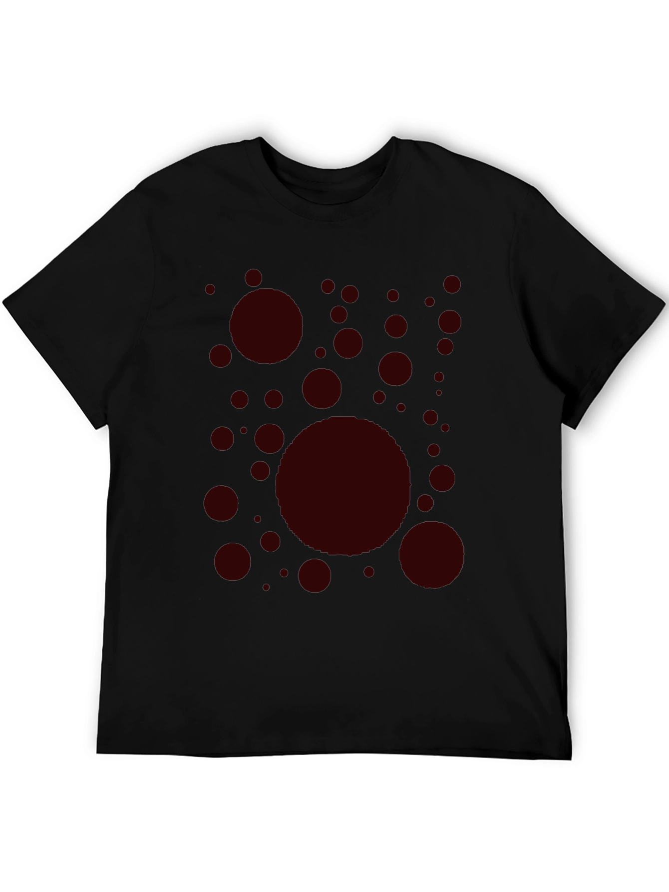 Modern Circle Pattern Tee - Casual Style