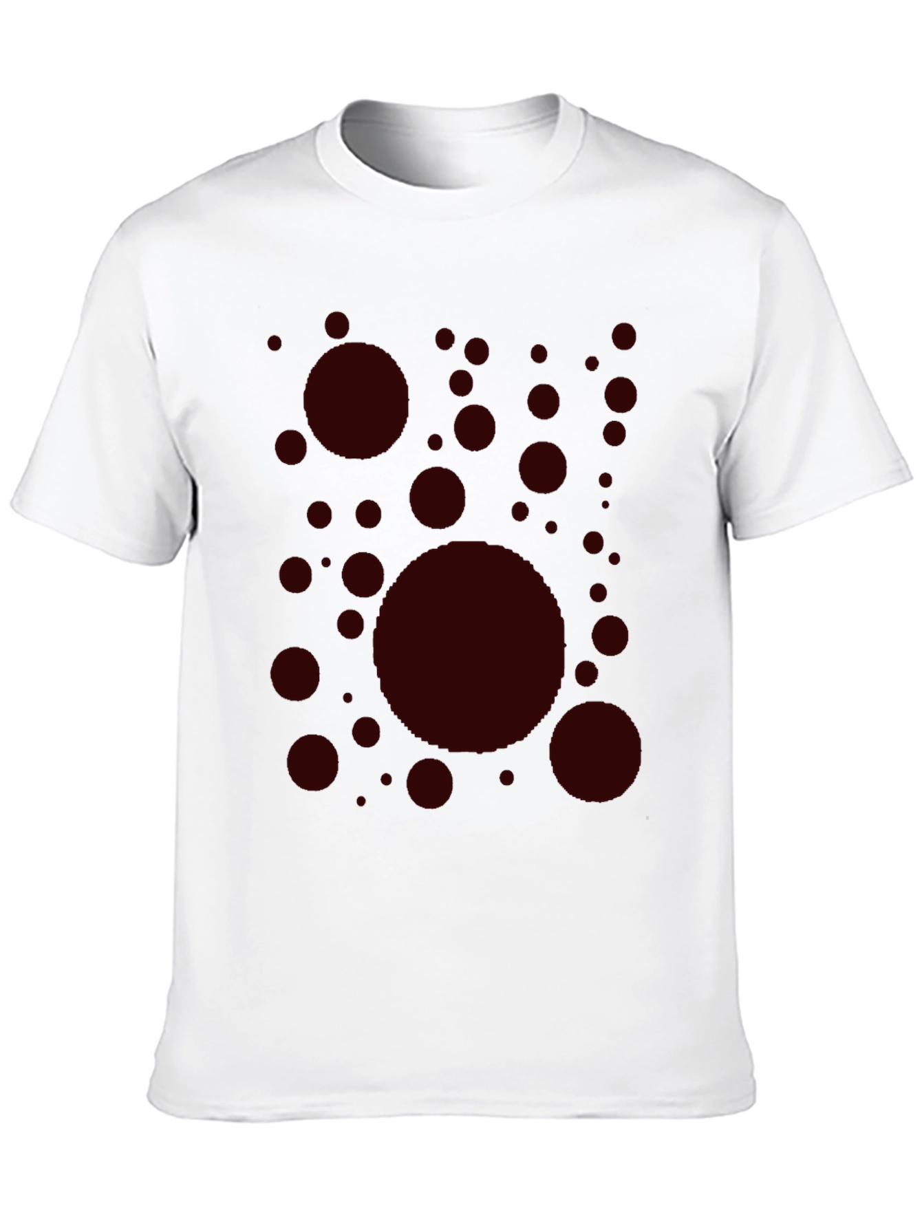Modern Circle Pattern Tee - Casual Style