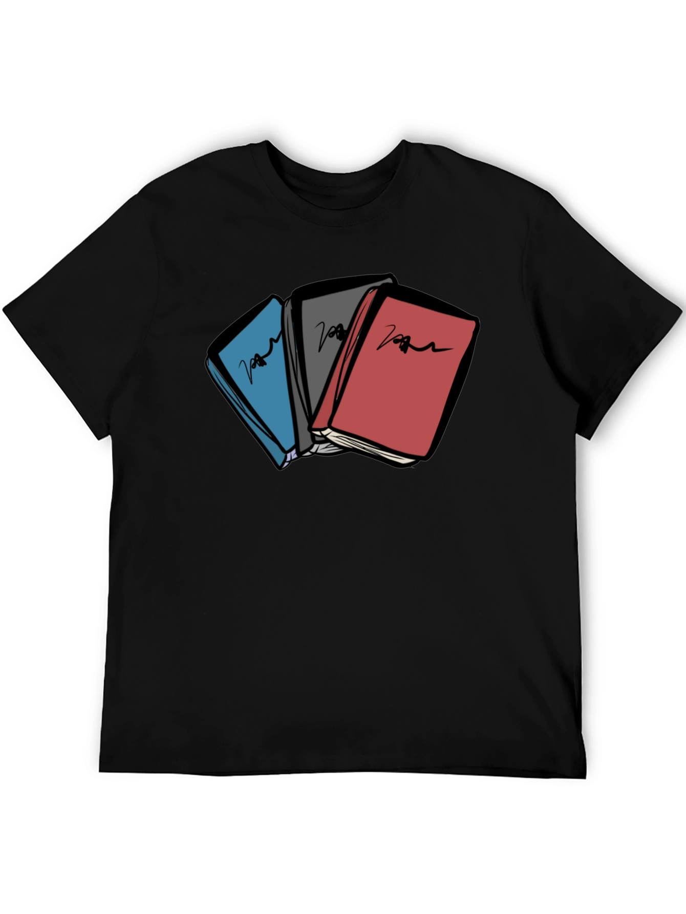 Colorful Books Graphic T-Shirt