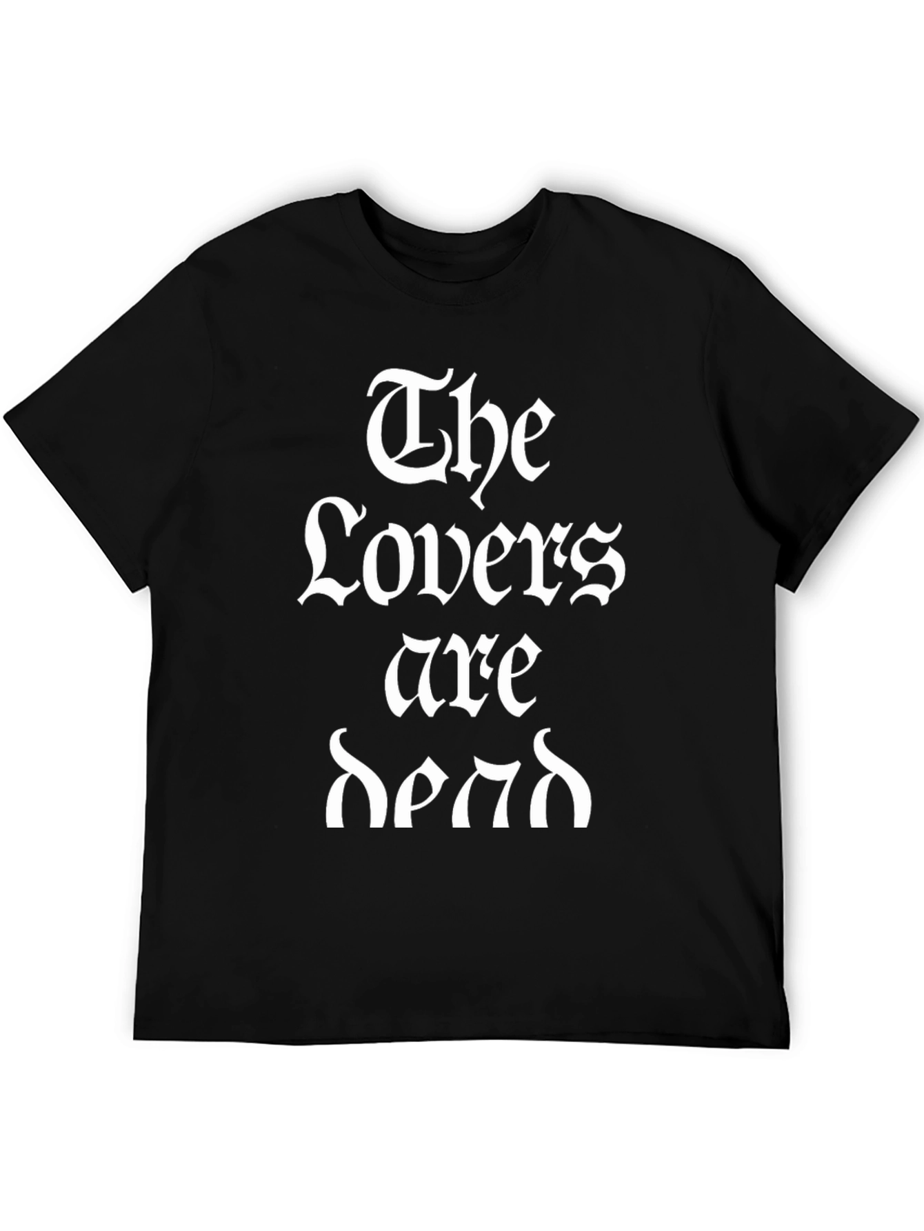 The Lovers Are Dead Graphic Tee - Gothic Style