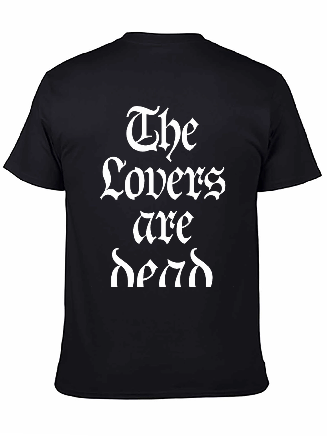 The Lovers Are Dead Graphic Tee - Gothic Style