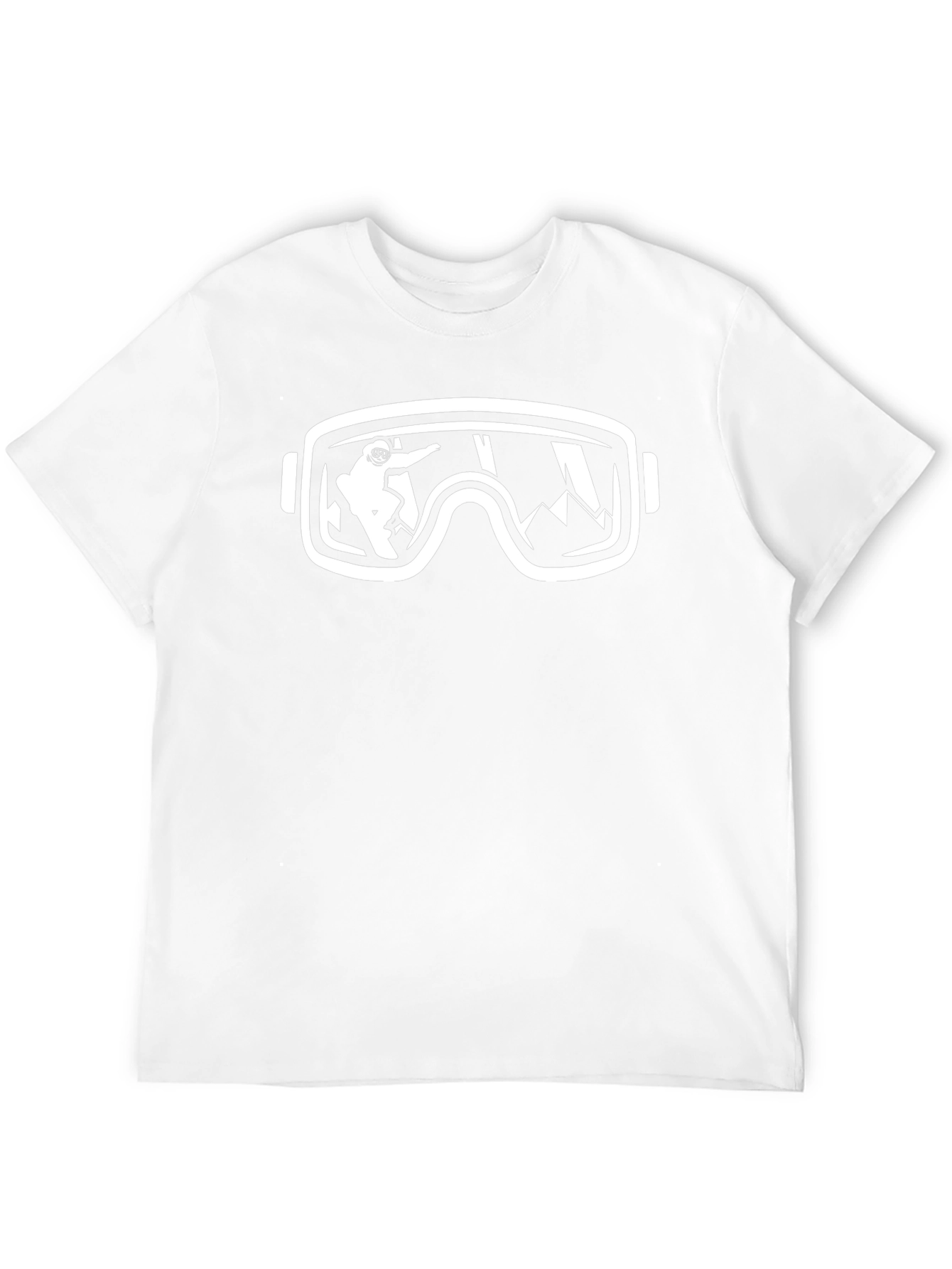 Snow Goggles Graphic T-Shirt - Black