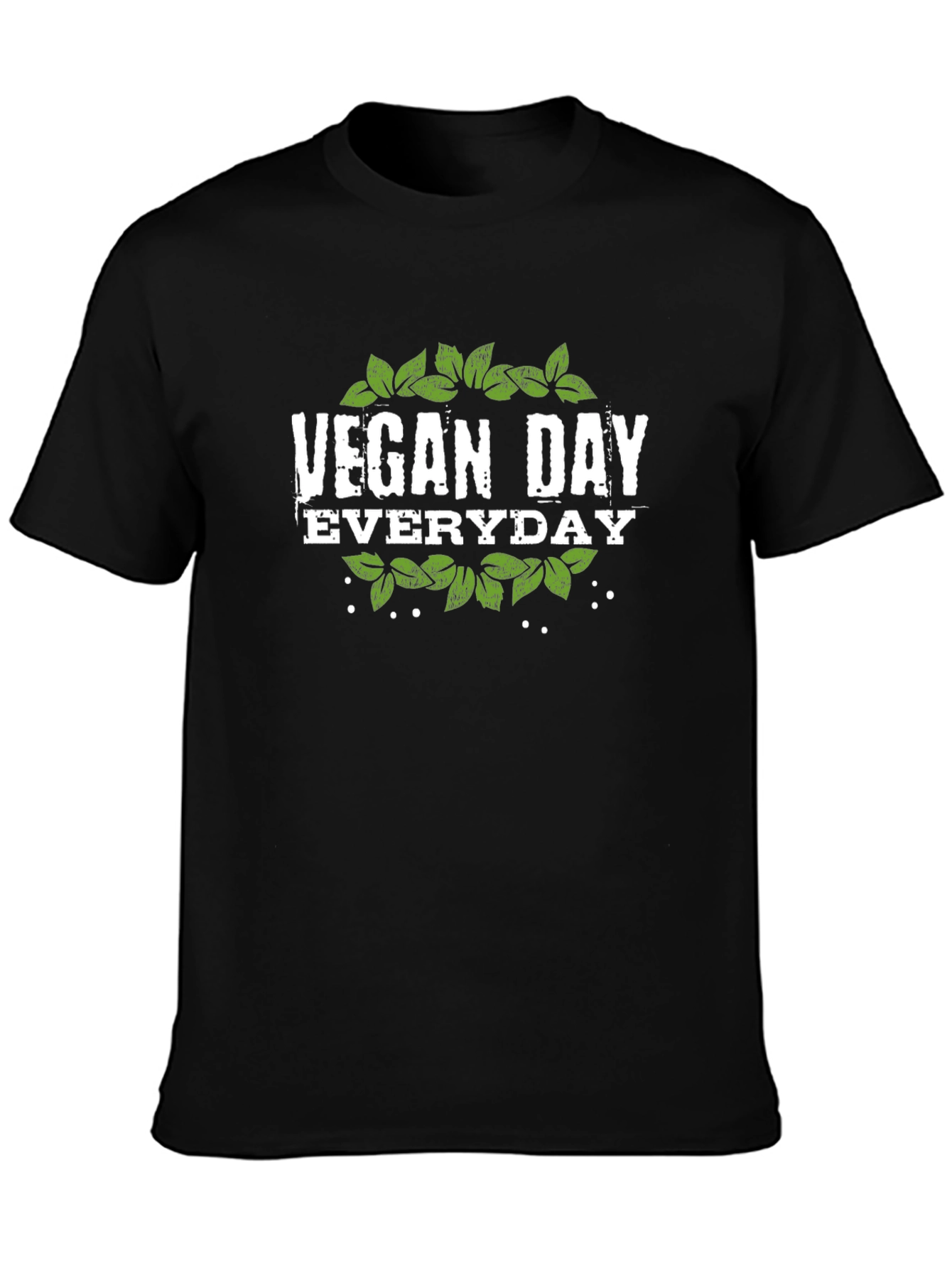 Vegan Day Everyday Graphic Tee - Black