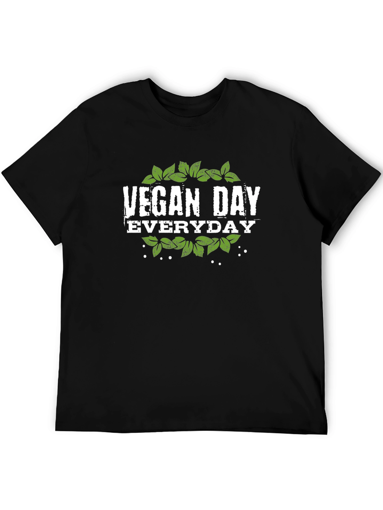 Vegan Day Everyday Graphic Tee - Black