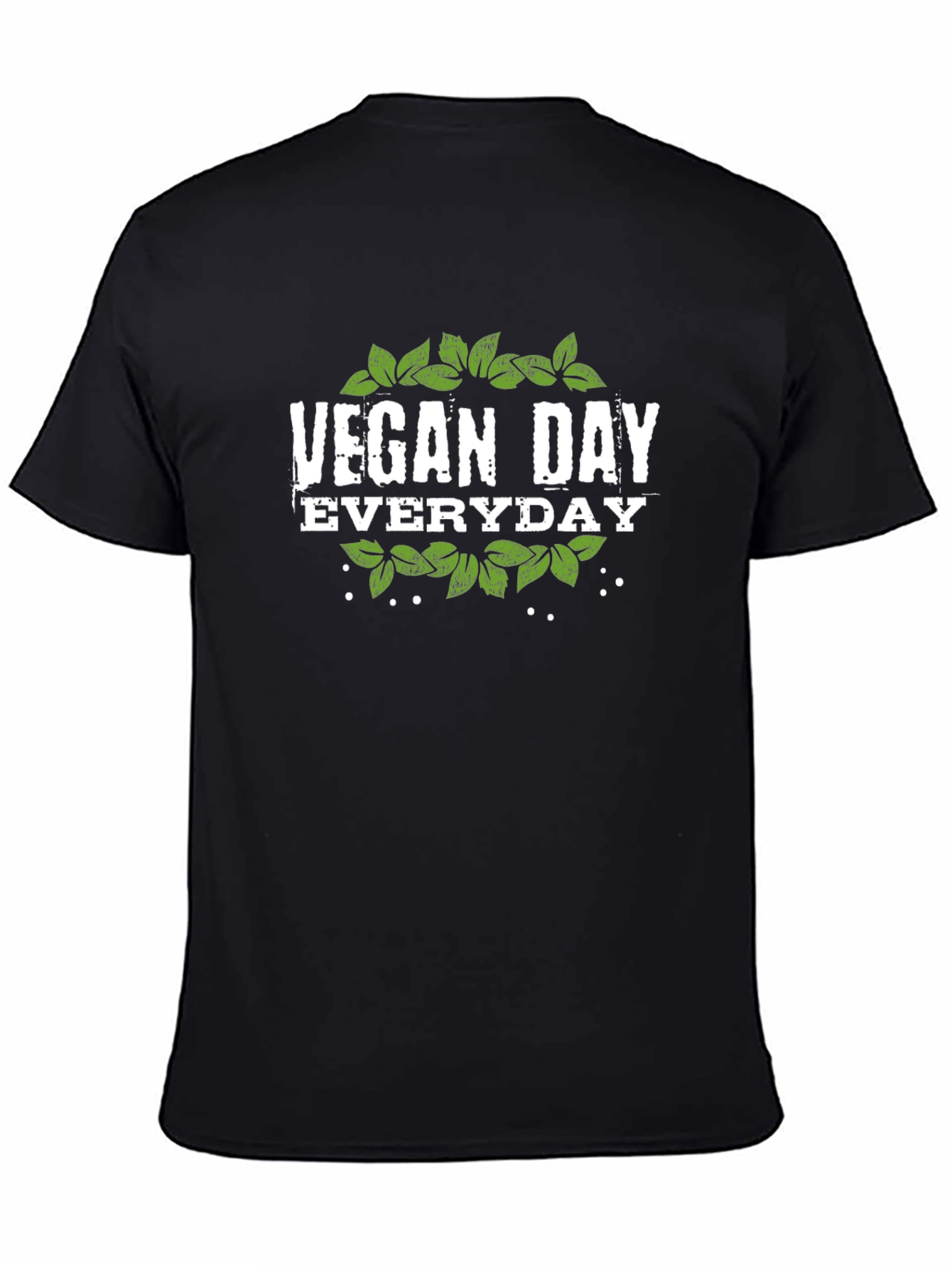 Vegan Day Everyday Graphic Tee - Black