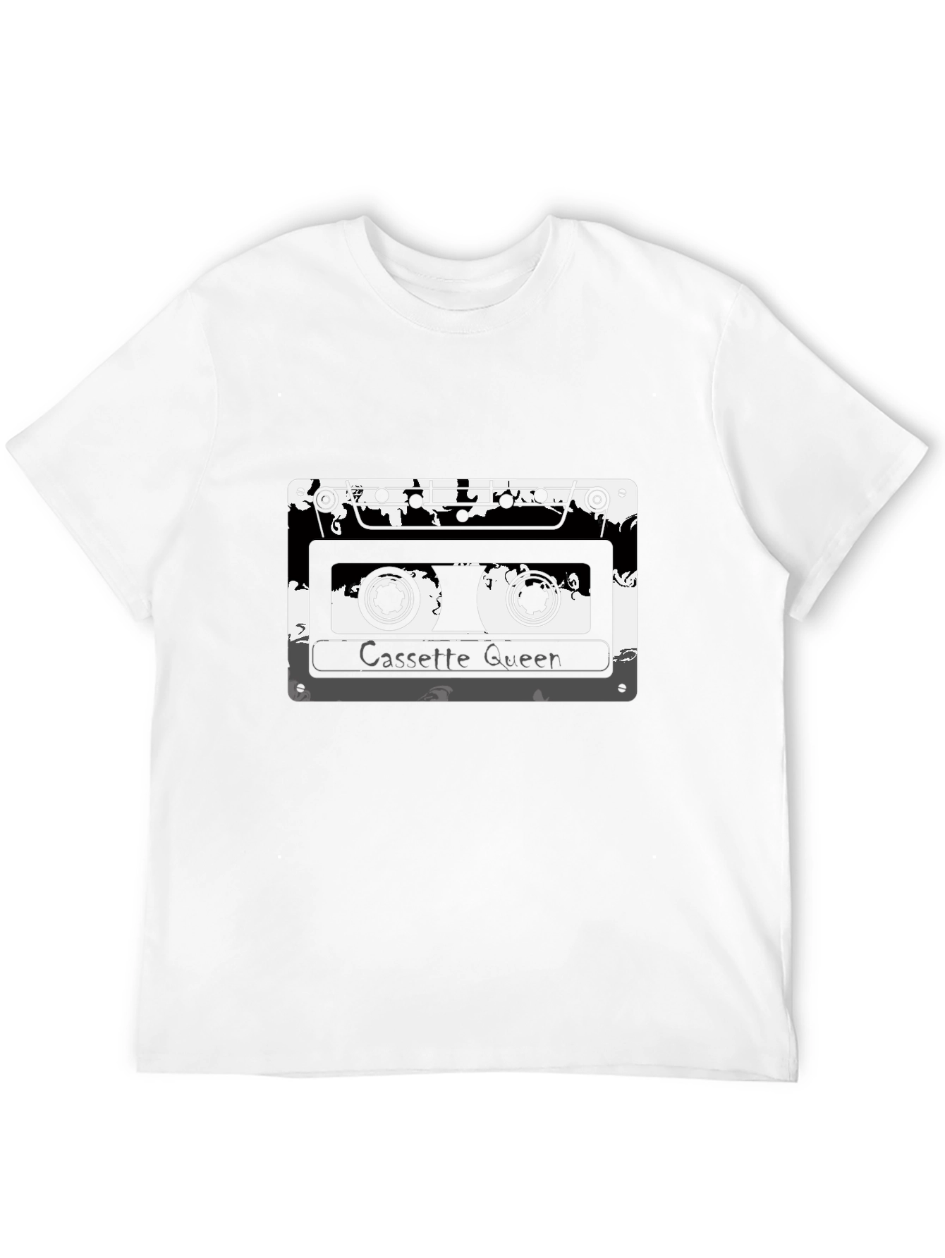 Cassette Queen Graphic Tee - Retro Style