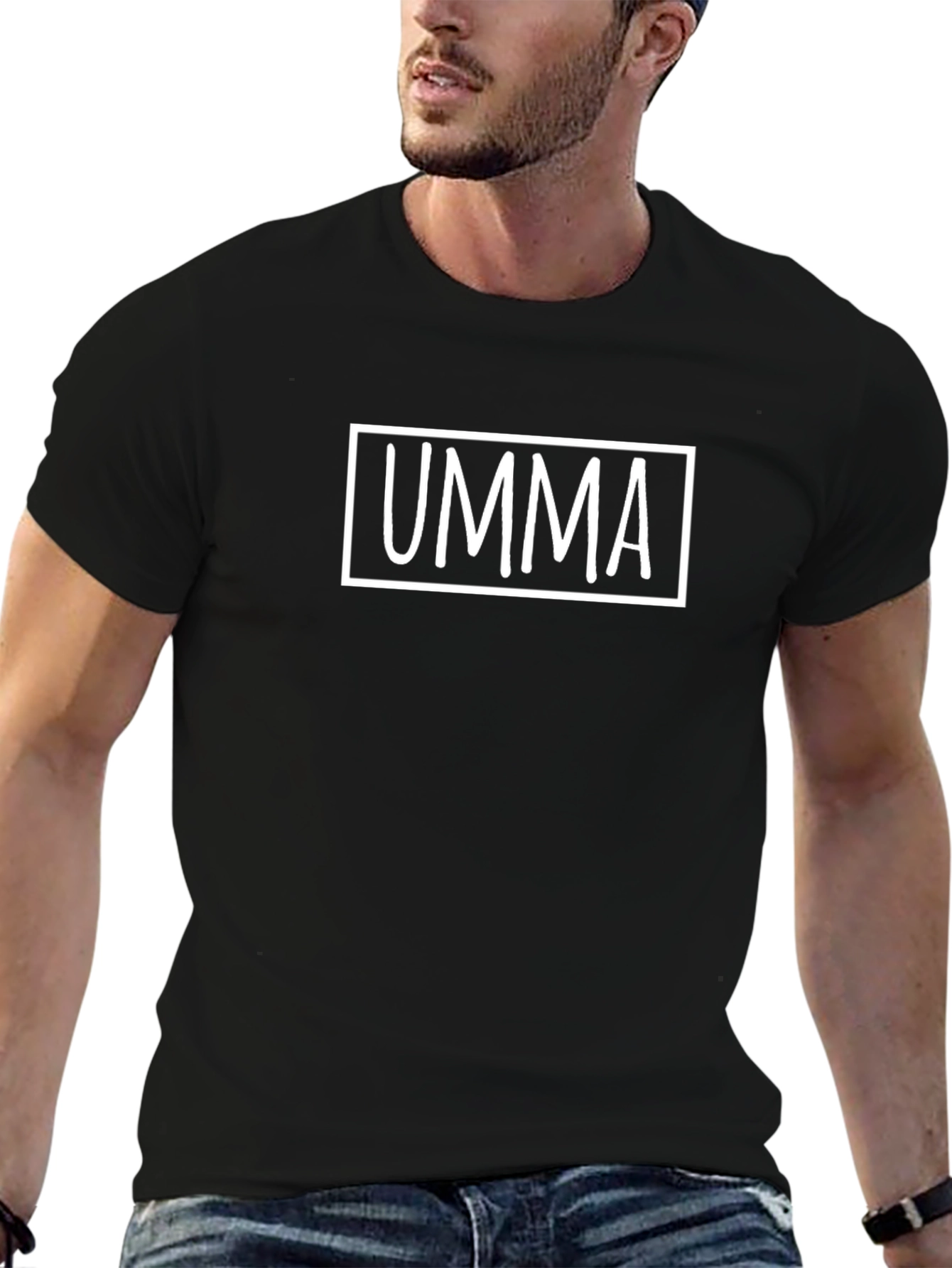 UMMA Graphic T-Shirt - Comfortable Black Tee
