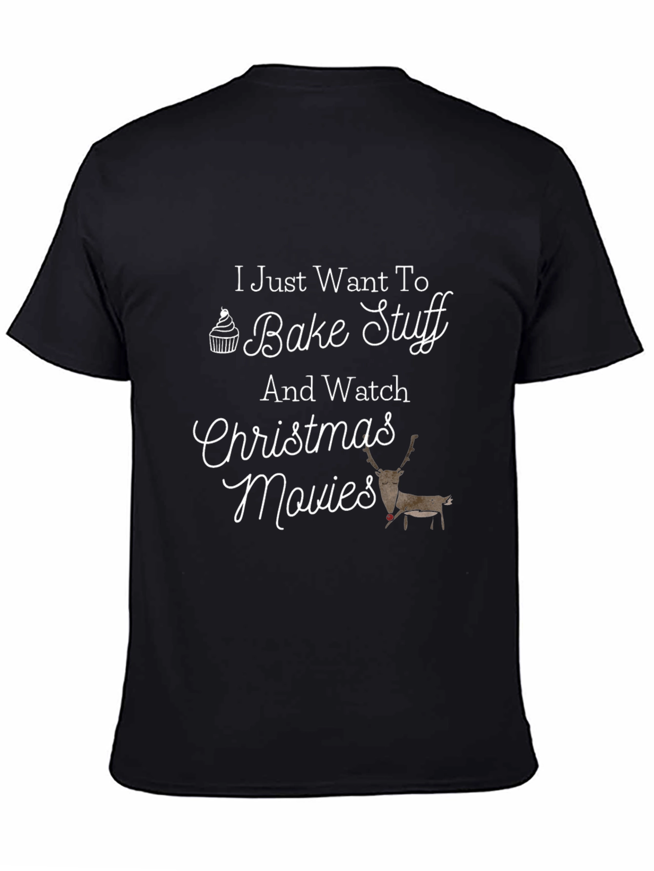 Bake Stuff & Watch Christmas Movies Graphic Tee