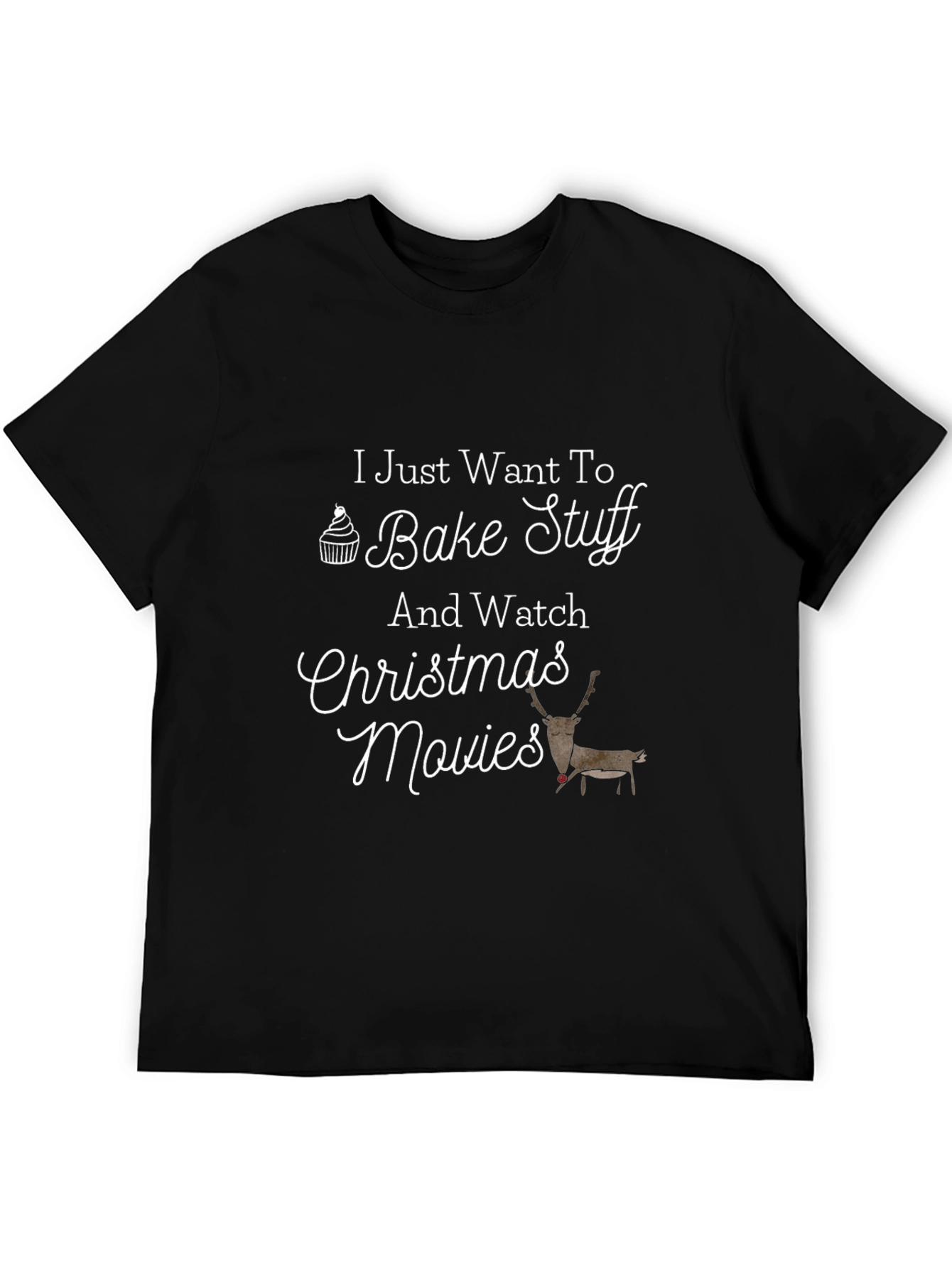 Bake Stuff & Watch Christmas Movies Graphic Tee