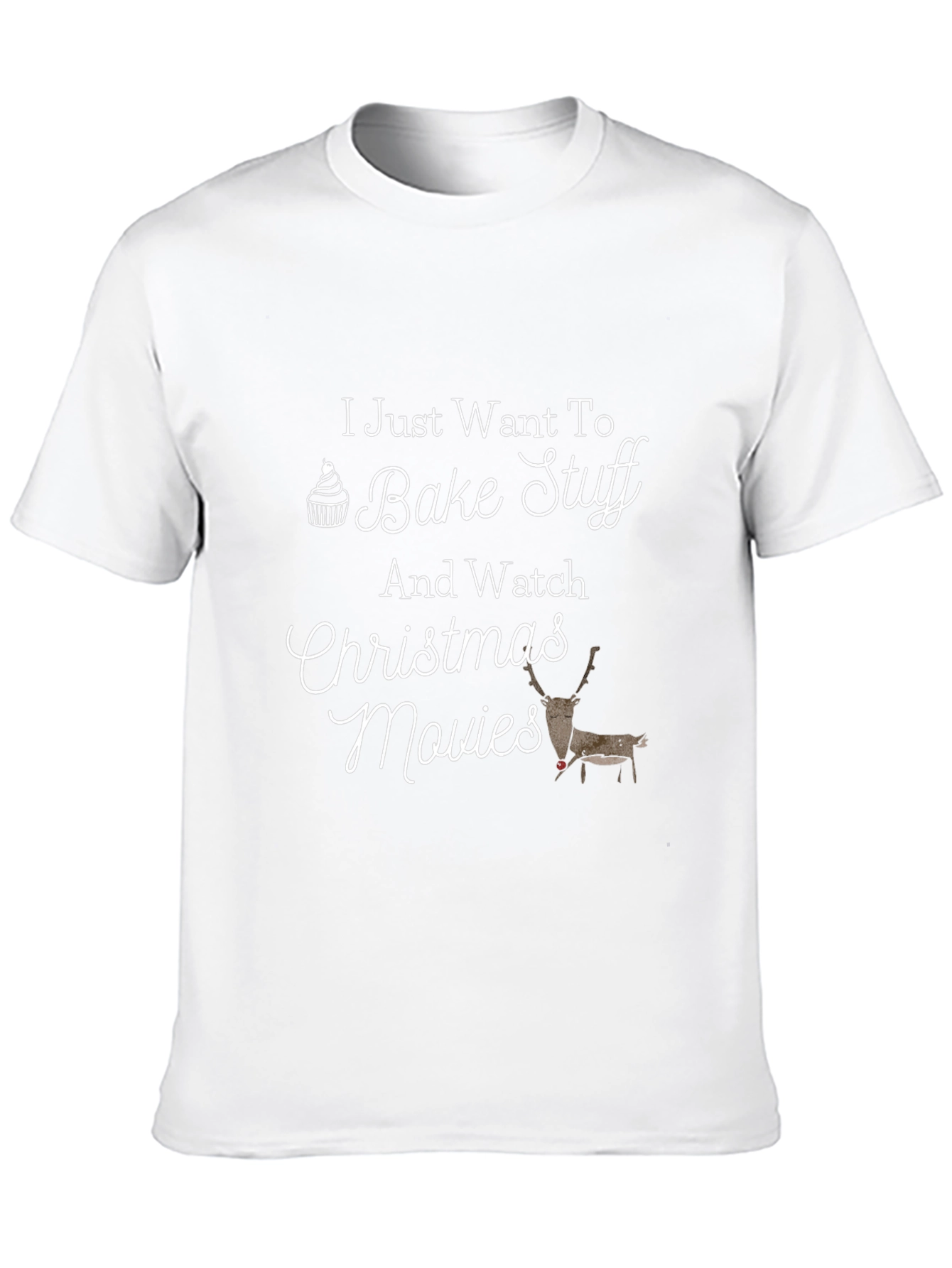 Bake Stuff & Watch Christmas Movies Graphic Tee