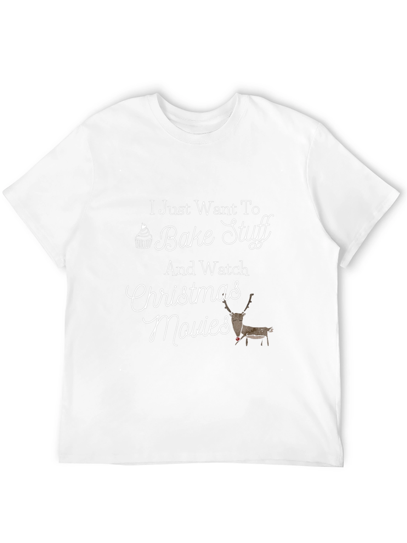 Bake Stuff & Watch Christmas Movies Graphic Tee