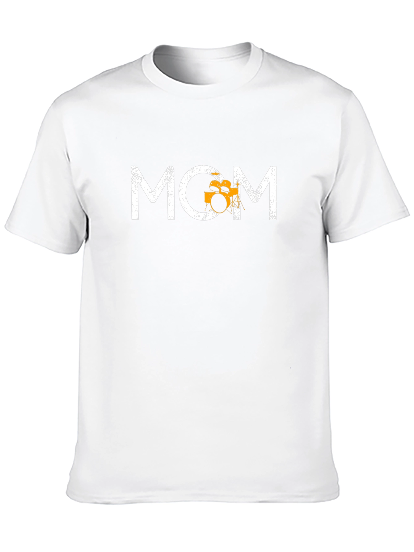 Drummer Mom Graphic T-Shirt - Black