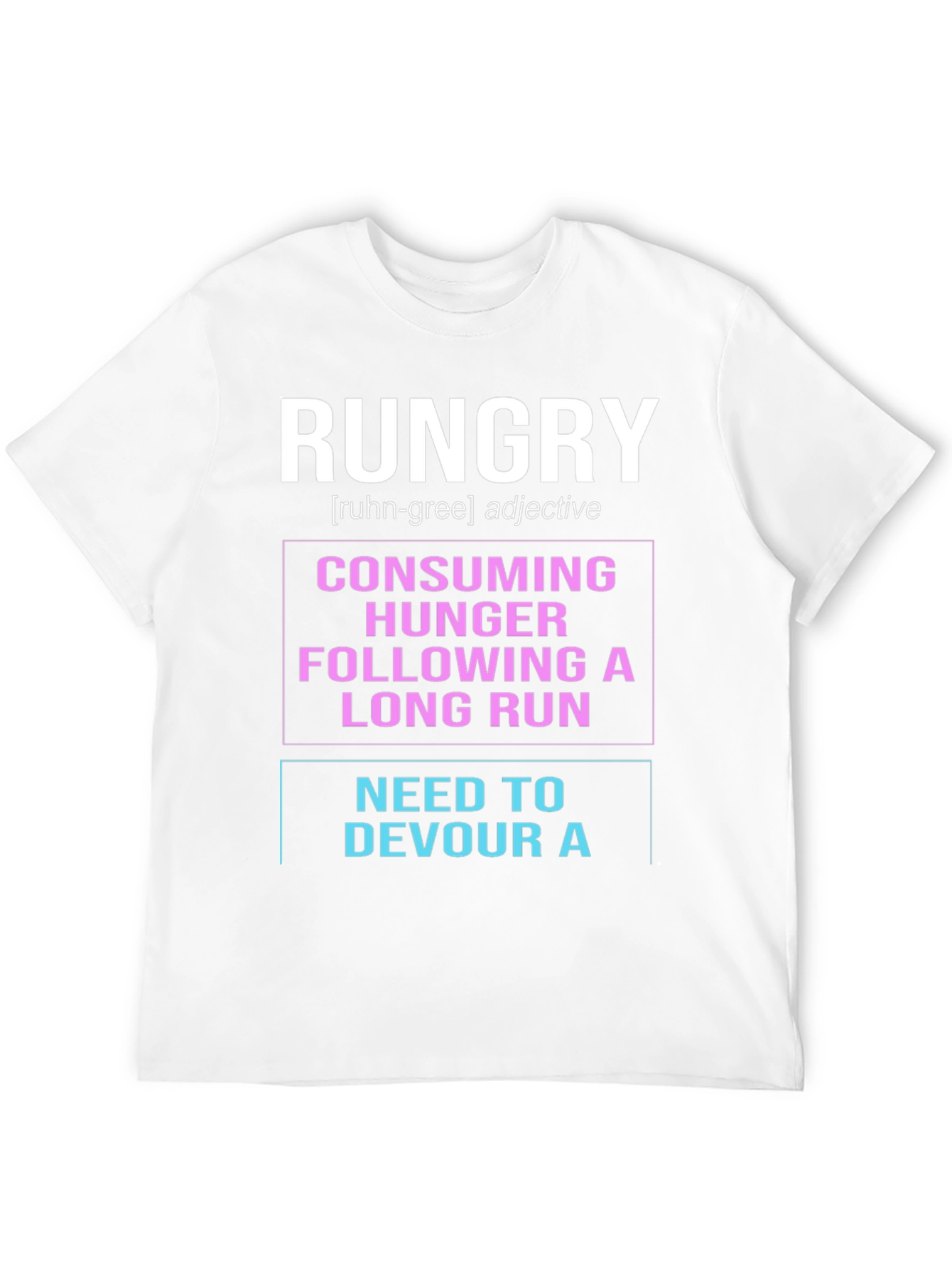 RUNGY T-Shirt - Funny Running Hunger Tee