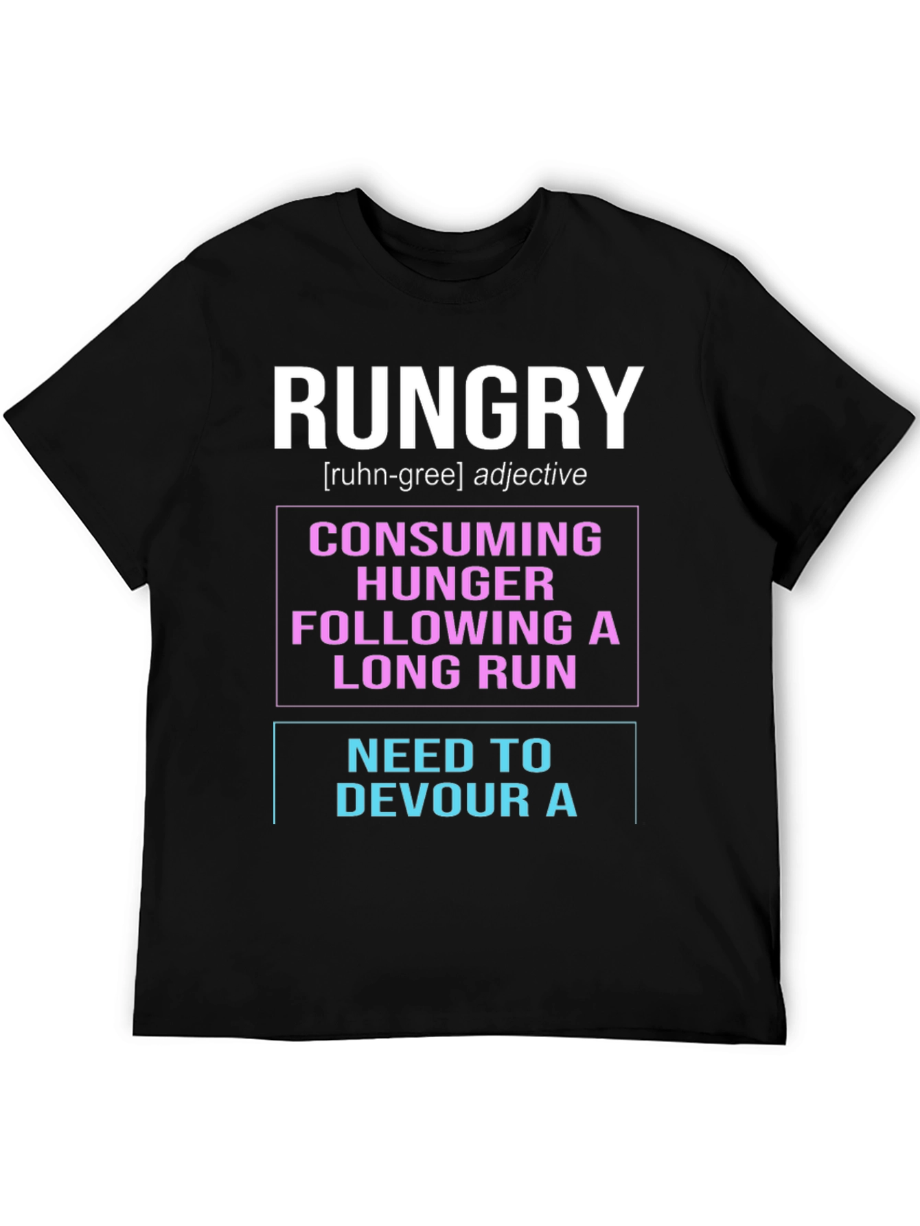 RUNGY T-Shirt - Funny Running Hunger Tee