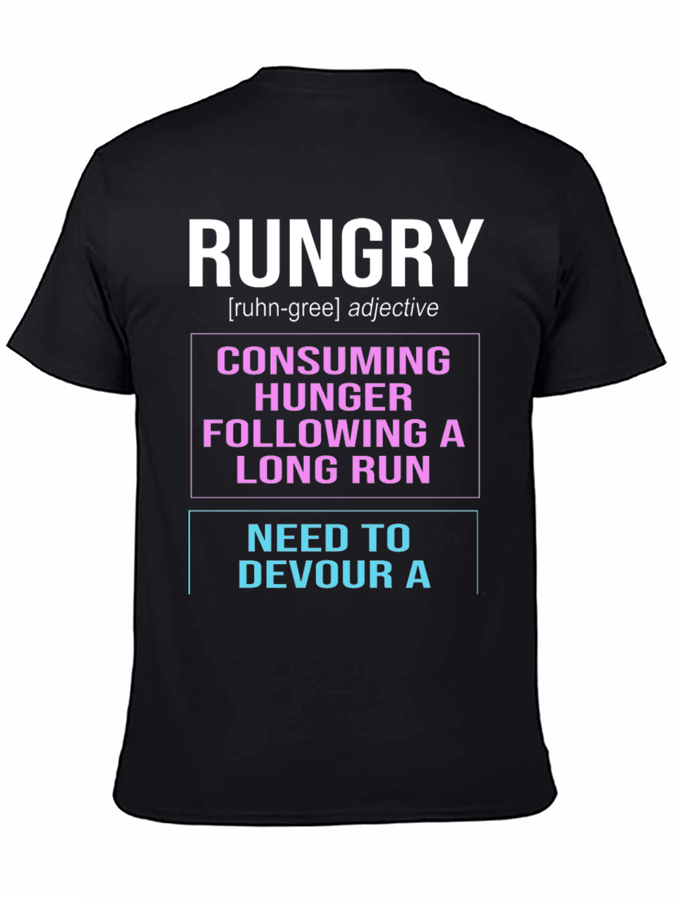 RUNGY T-Shirt - Funny Running Hunger Tee