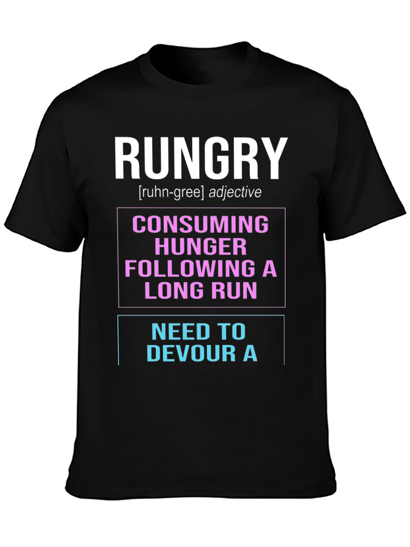 RUNGY T-Shirt - Funny Running Hunger Tee