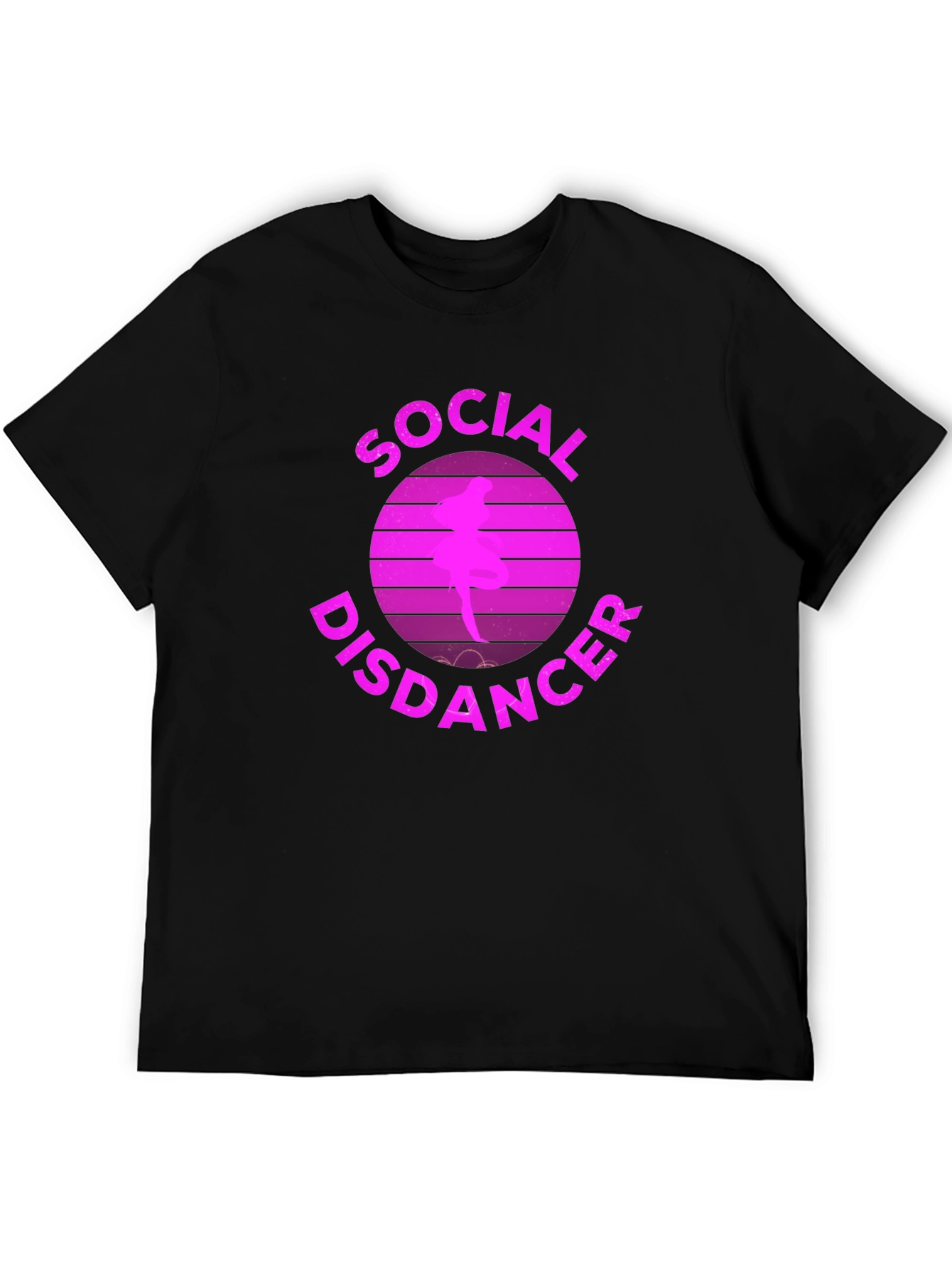 Social Disdancer Graphic Tee - Trendy Casual Wear