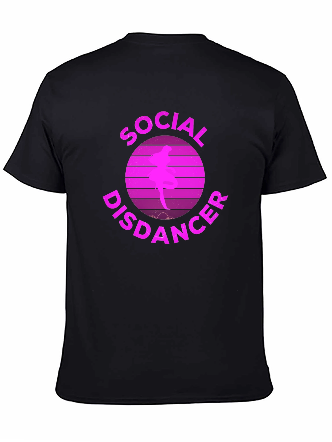 Social Disdancer Graphic Tee - Trendy Casual Wear