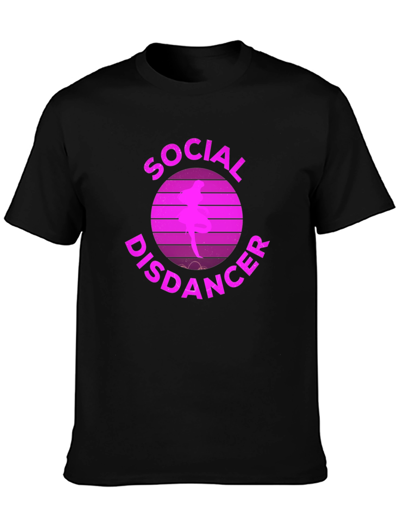 Social Disdancer Graphic Tee - Trendy Casual Wear