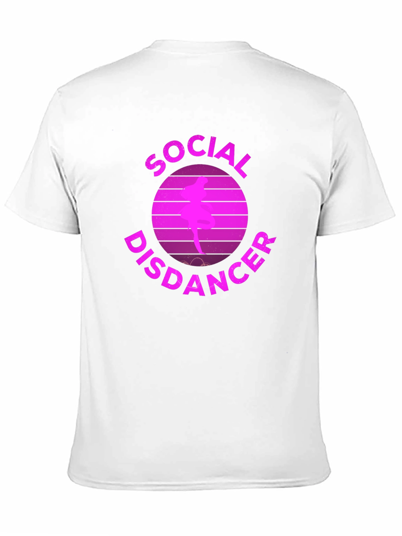Social Disdancer Graphic Tee - Trendy Casual Wear