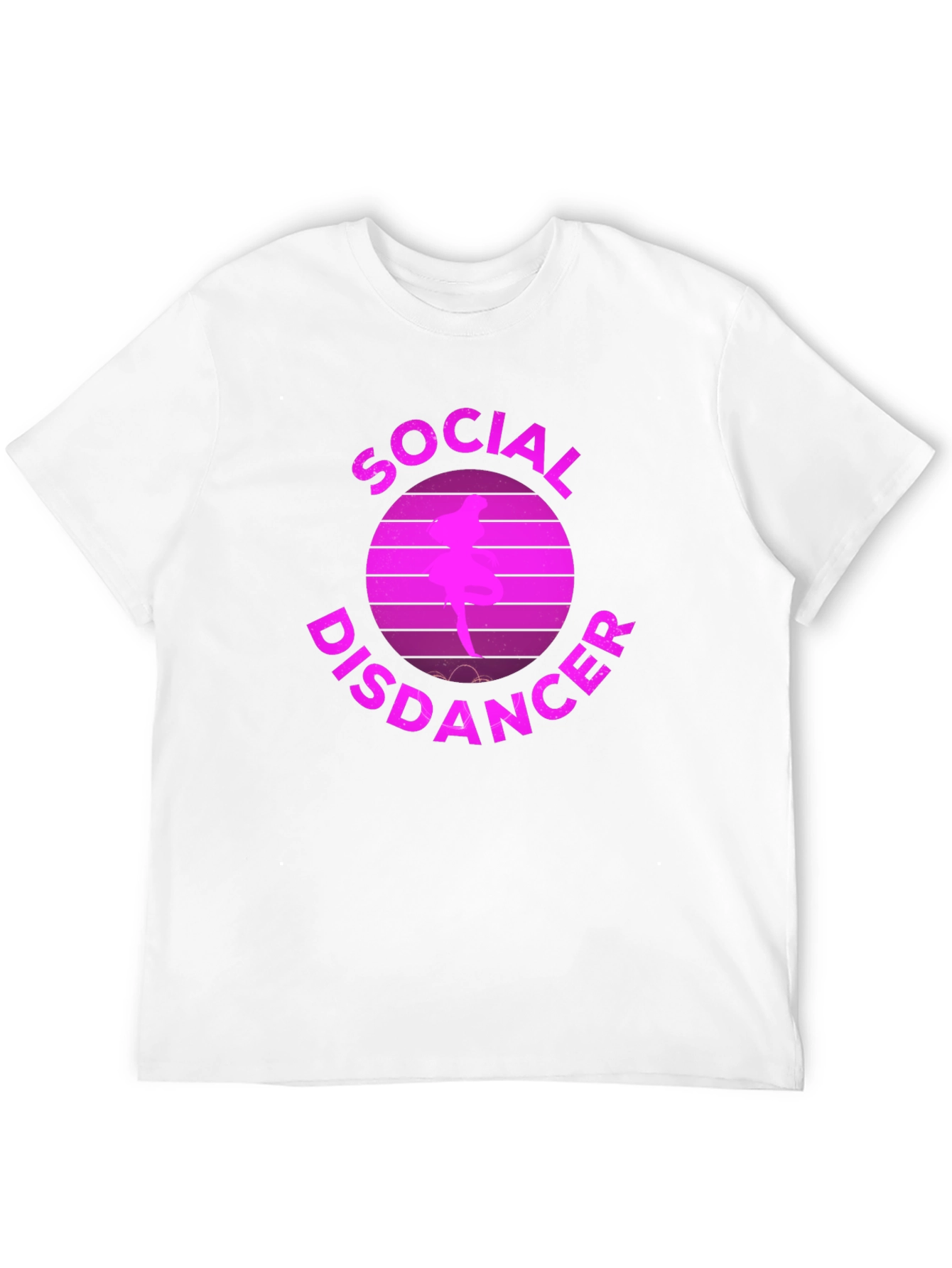 Social Disdancer Graphic Tee - Trendy Casual Wear