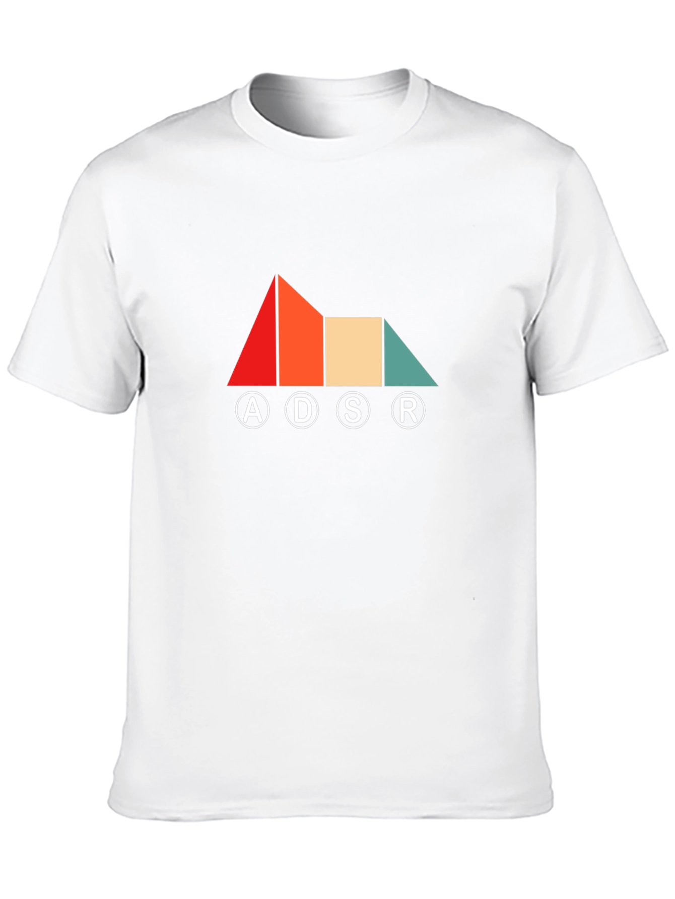 ADSR Synth Black Graphic Tee