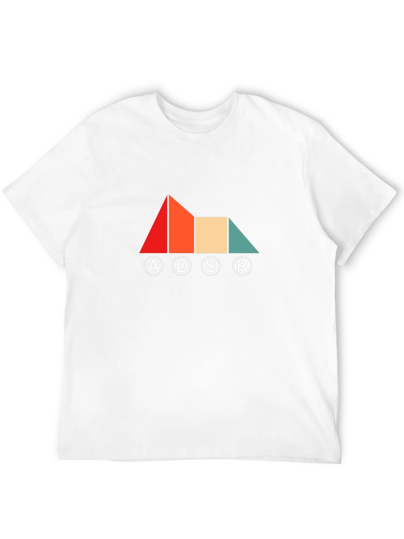 ADSR Synth Black Graphic Tee