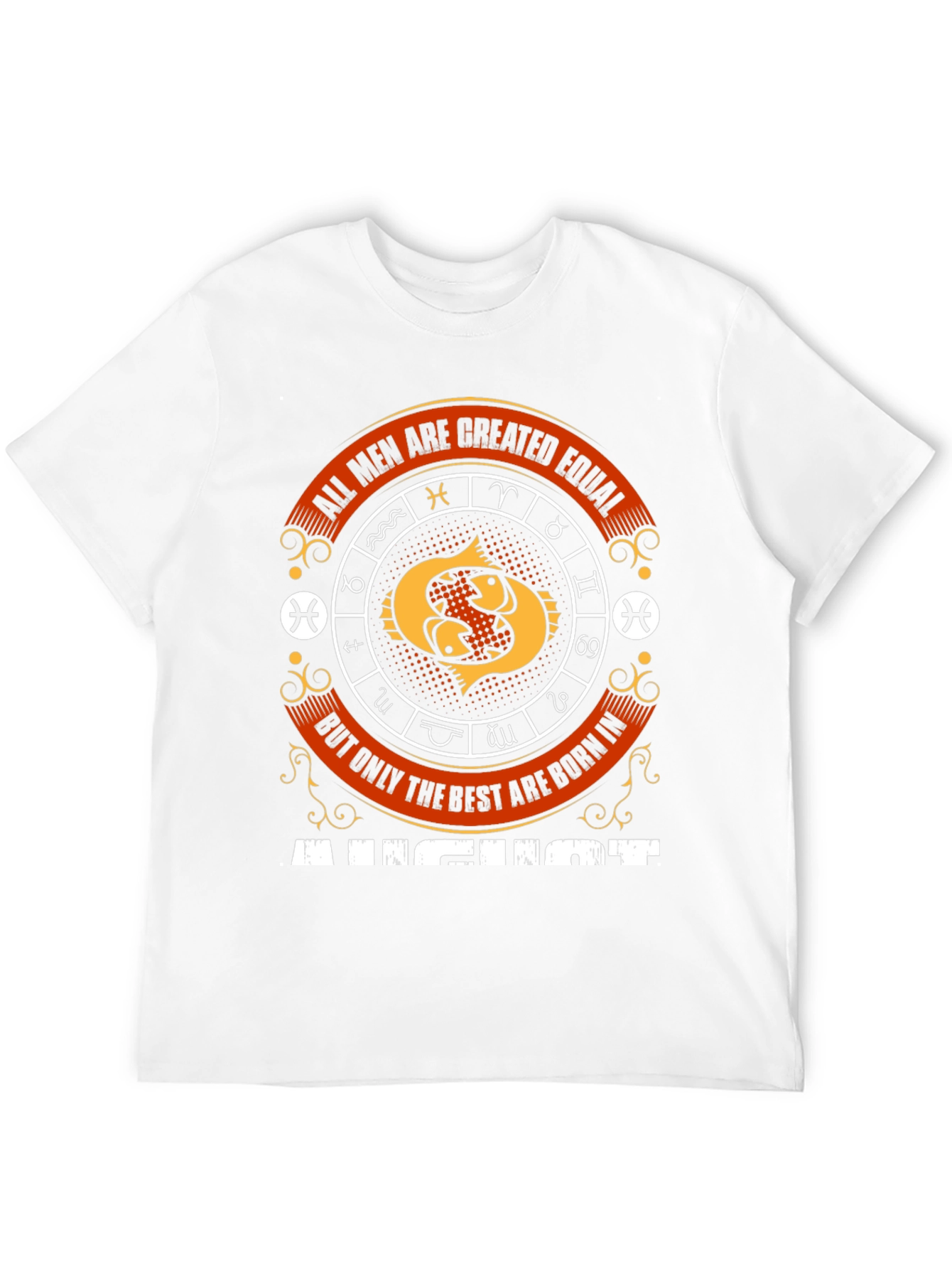 August Zodiac Mens T-Shirt