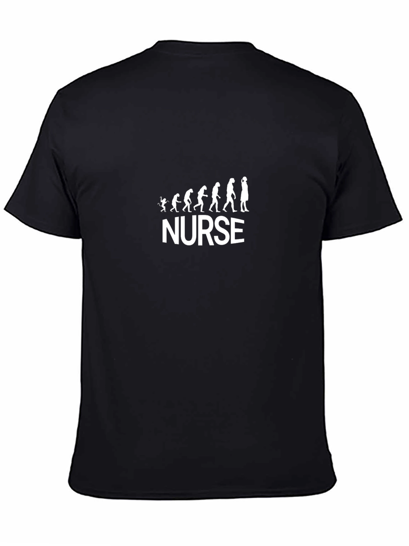 Nurse Evolution Graphic T-Shirt - Black
