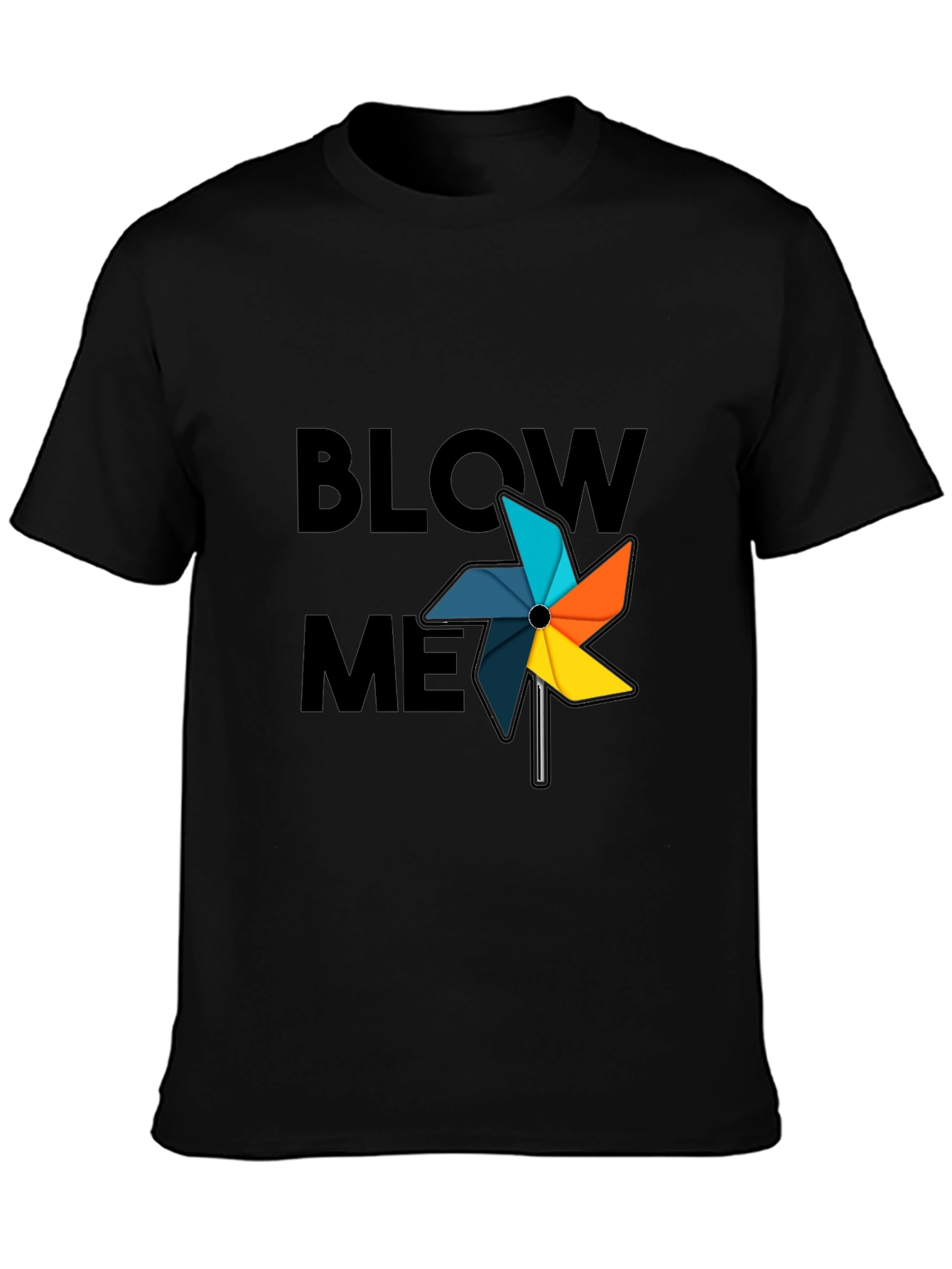 Blow Me Pinwheel Graphic T-Shirt
