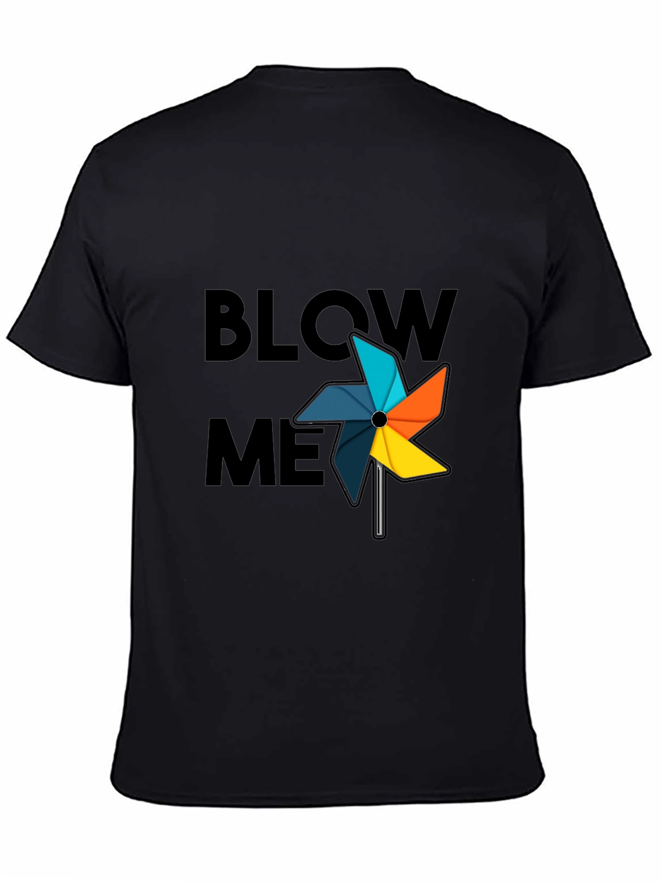 Blow Me Pinwheel Graphic T-Shirt