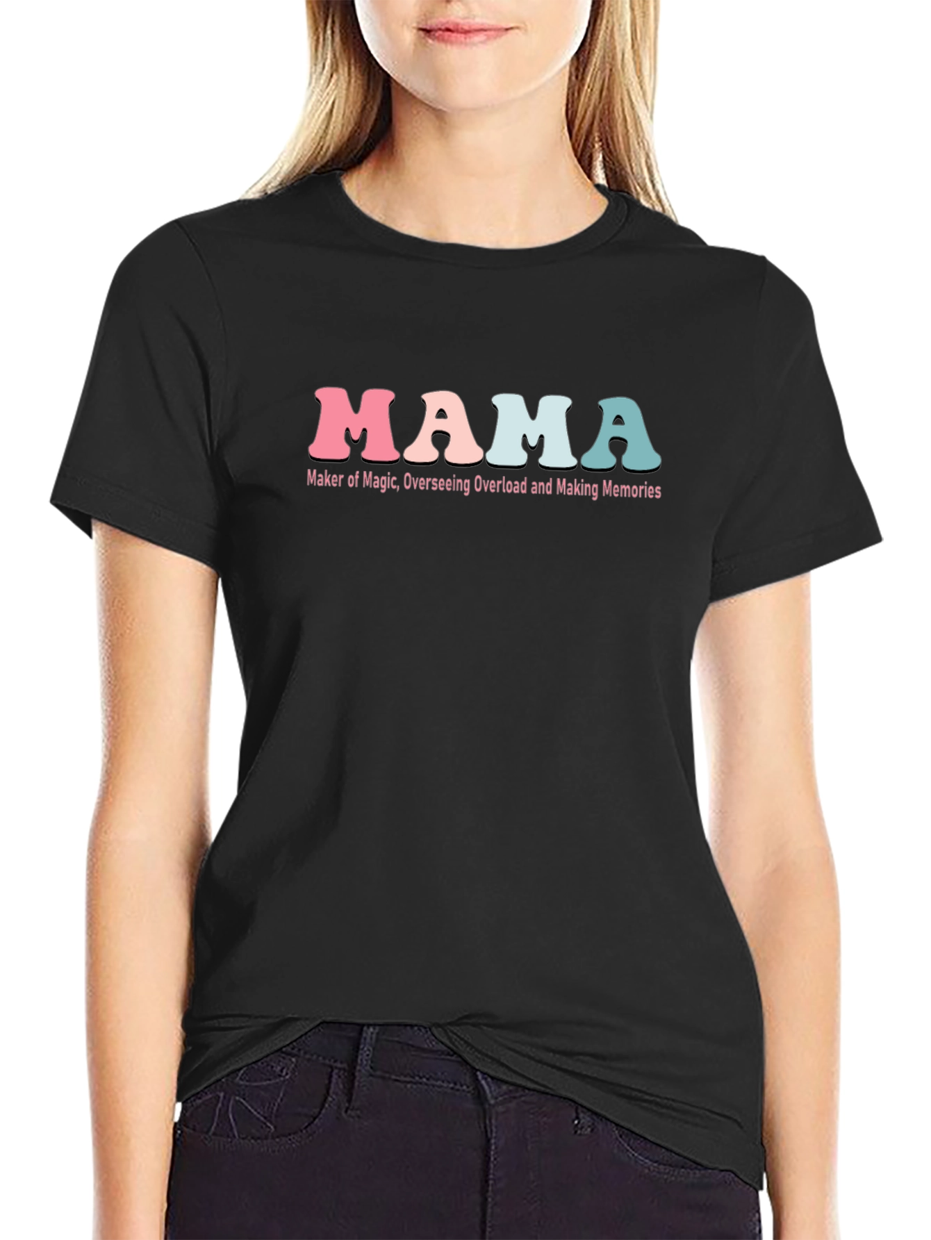 Mama Retro Graphic Tee - Mom Life Shirt
