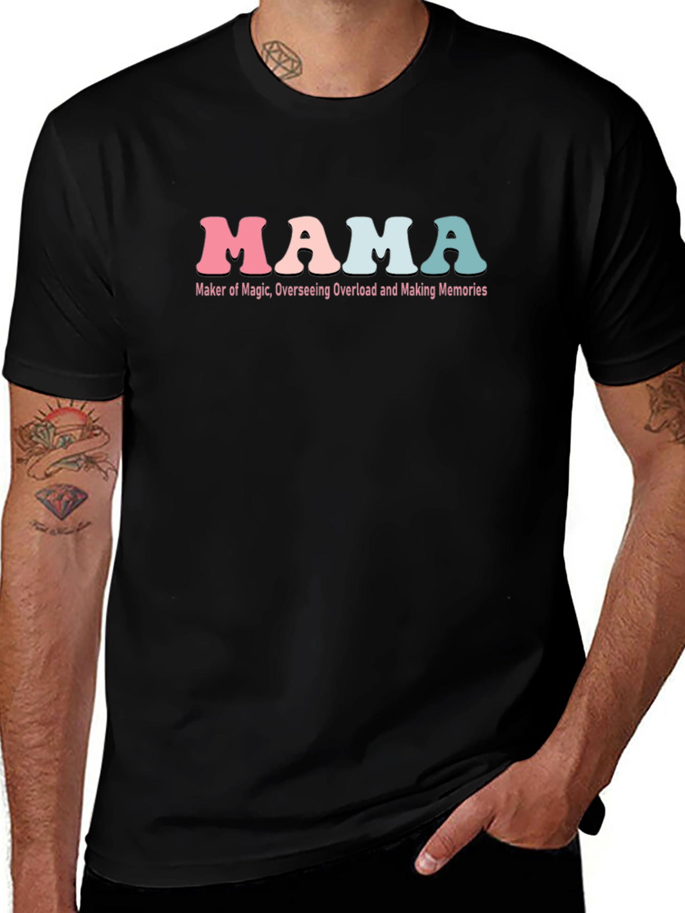 Mama Retro Graphic Tee - Mom Life Shirt