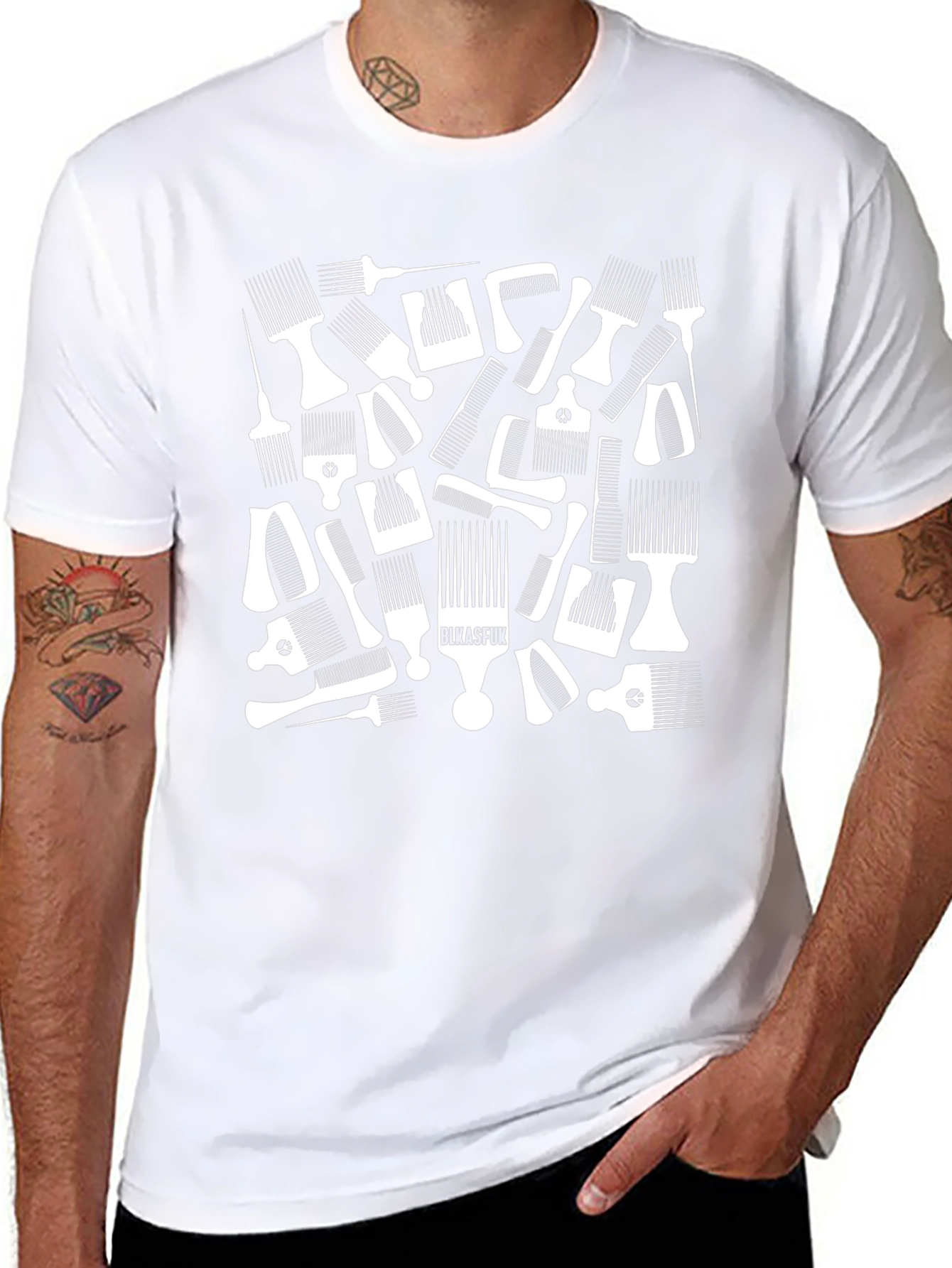 Afro Pick Black T-Shirt