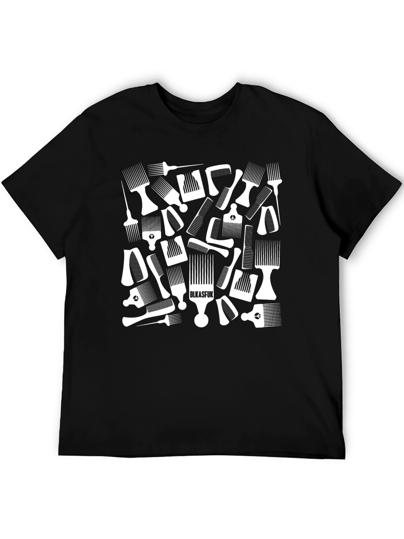 Afro Pick Black T-Shirt