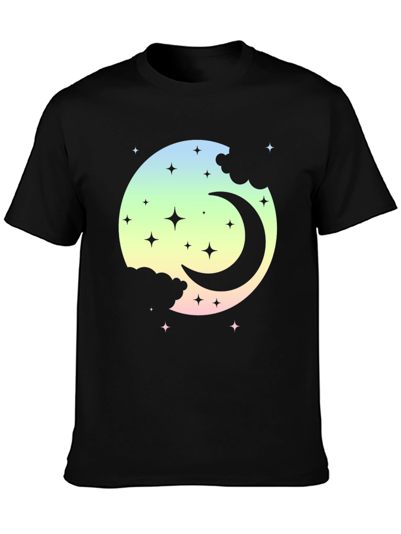 Moon and Stars Graphic T-Shirt