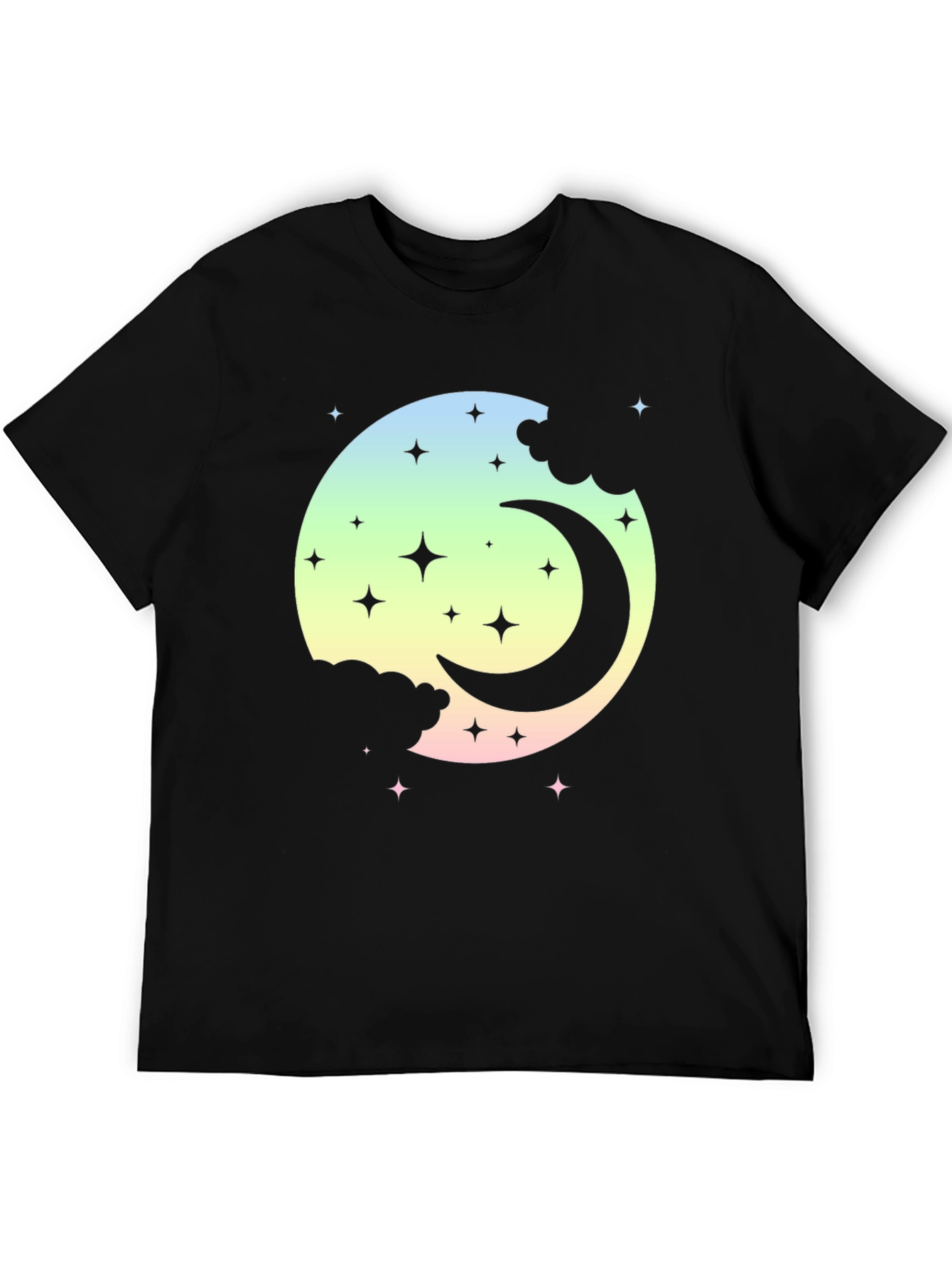 Moon and Stars Graphic T-Shirt