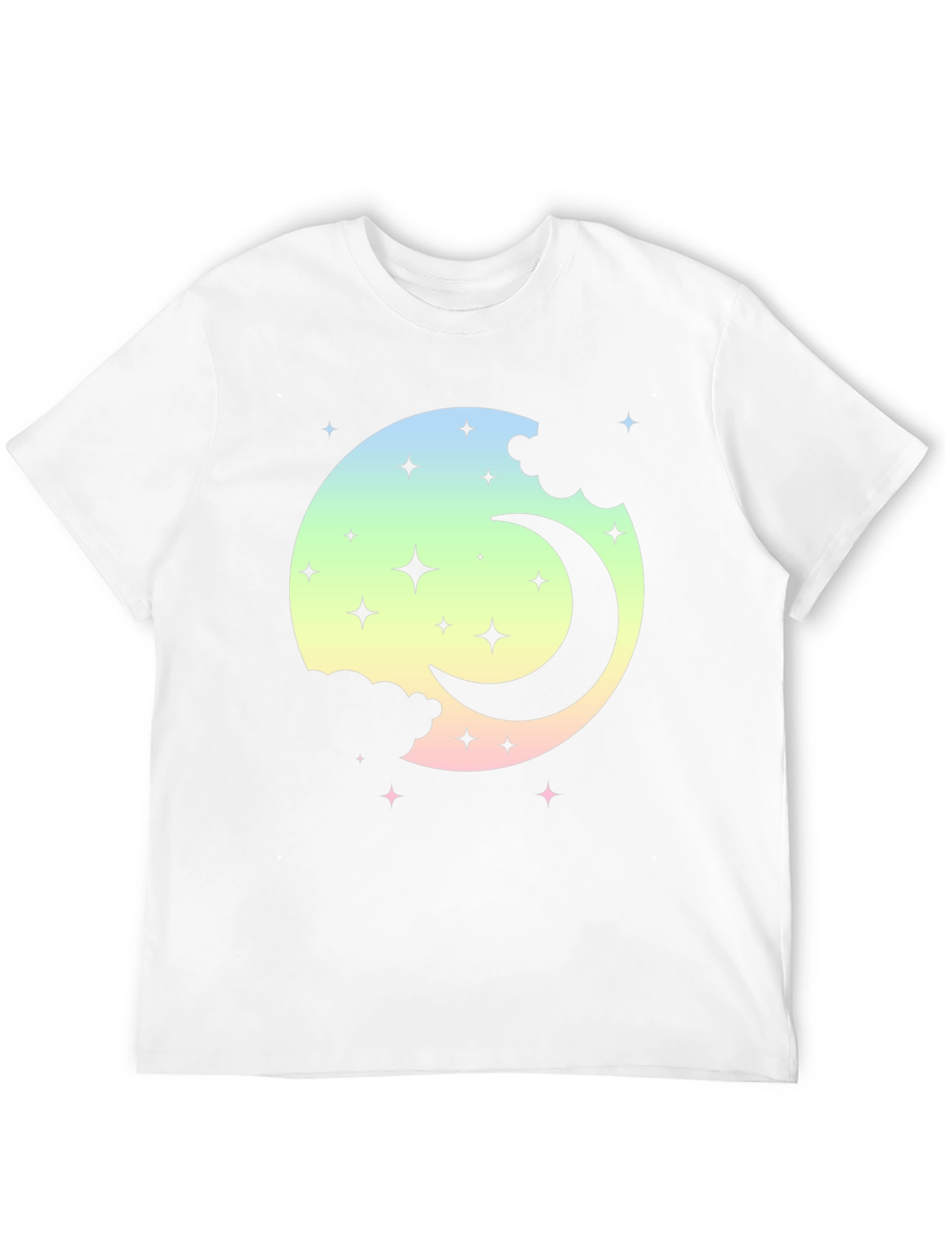 Moon and Stars Graphic T-Shirt