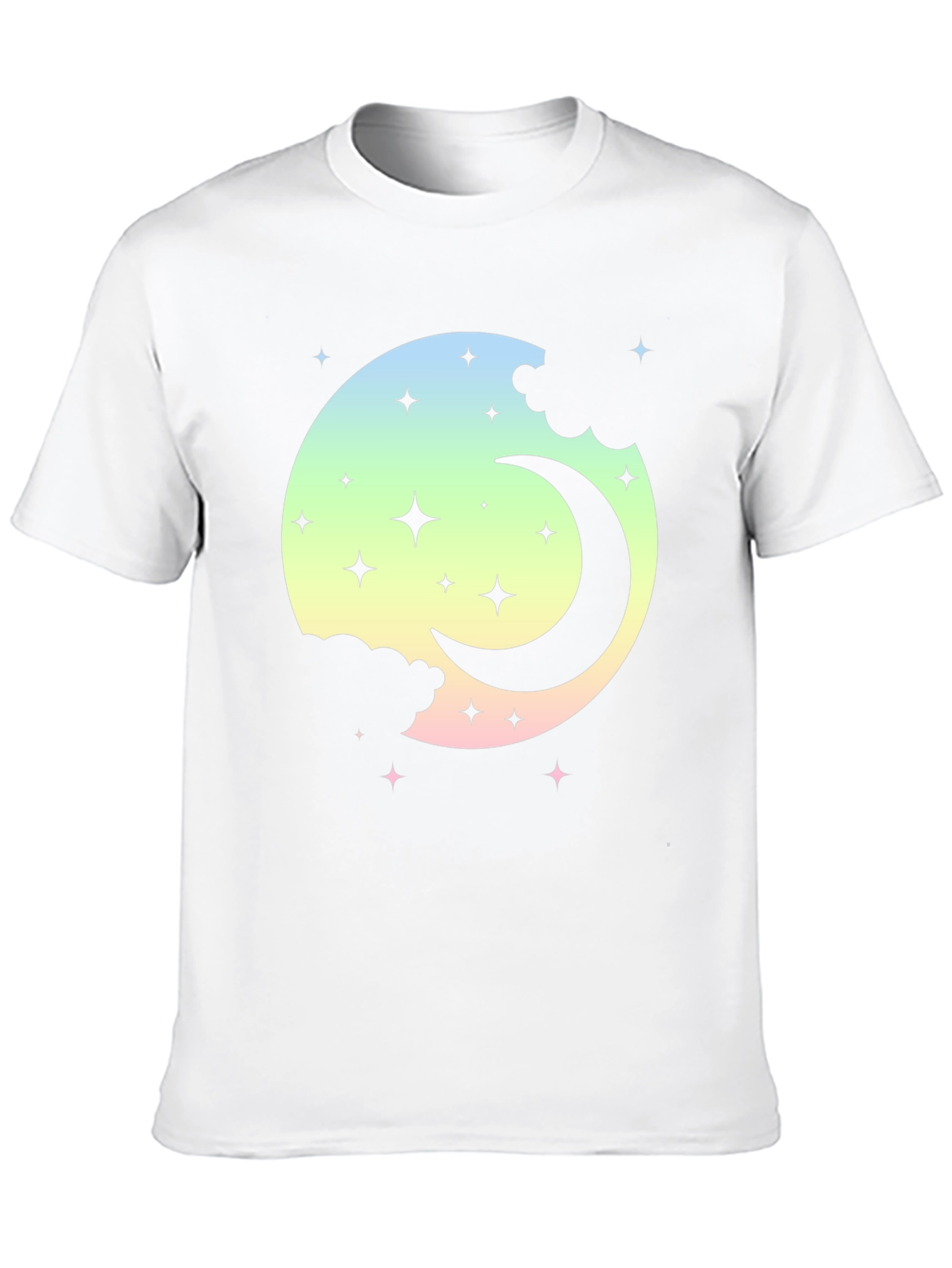 Moon and Stars Graphic T-Shirt
