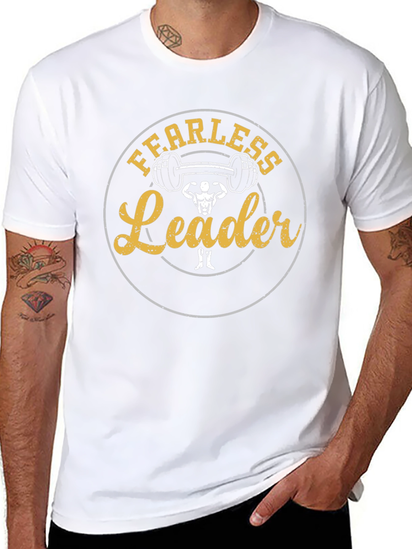 Fearless Leader Gym T-Shirt - Black Cotton
