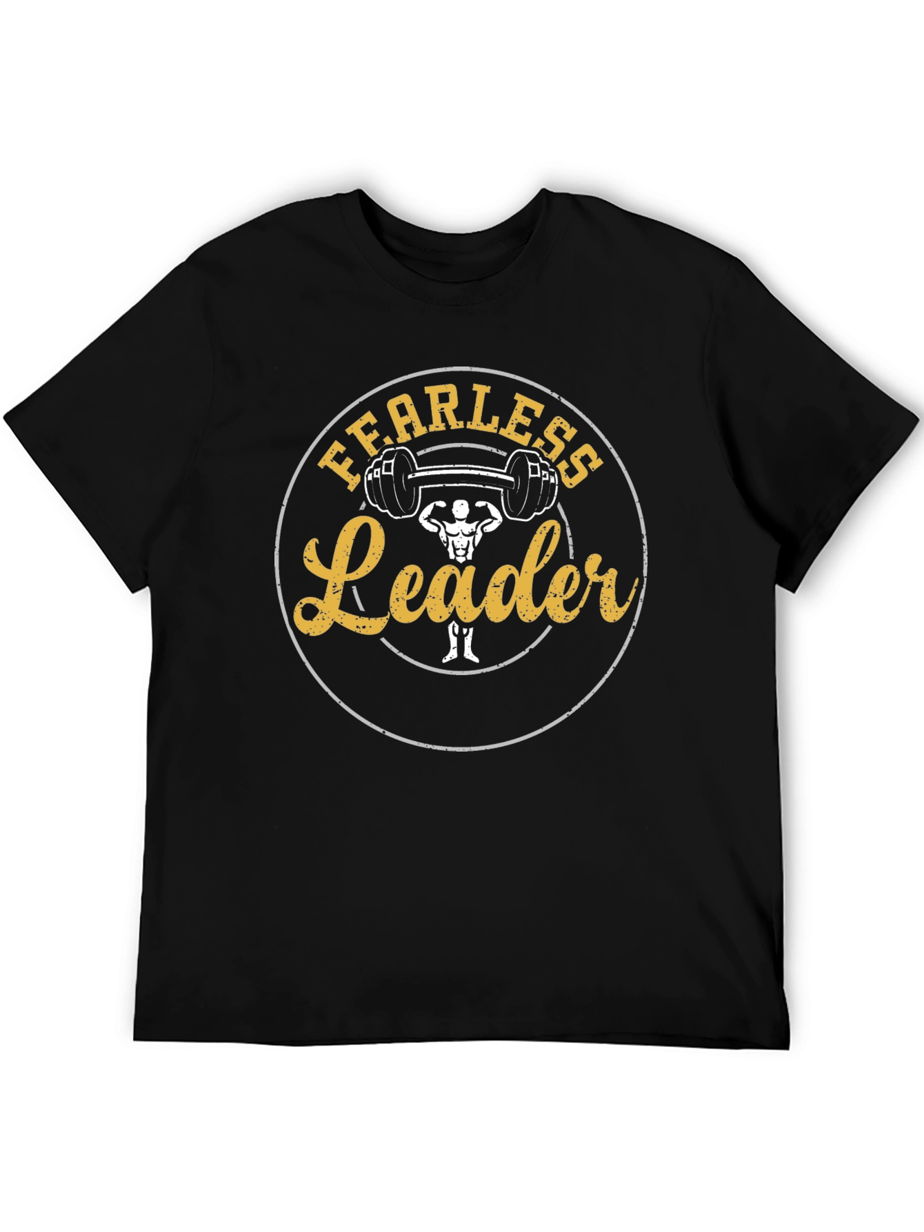 Fearless Leader Gym T-Shirt - Black Cotton