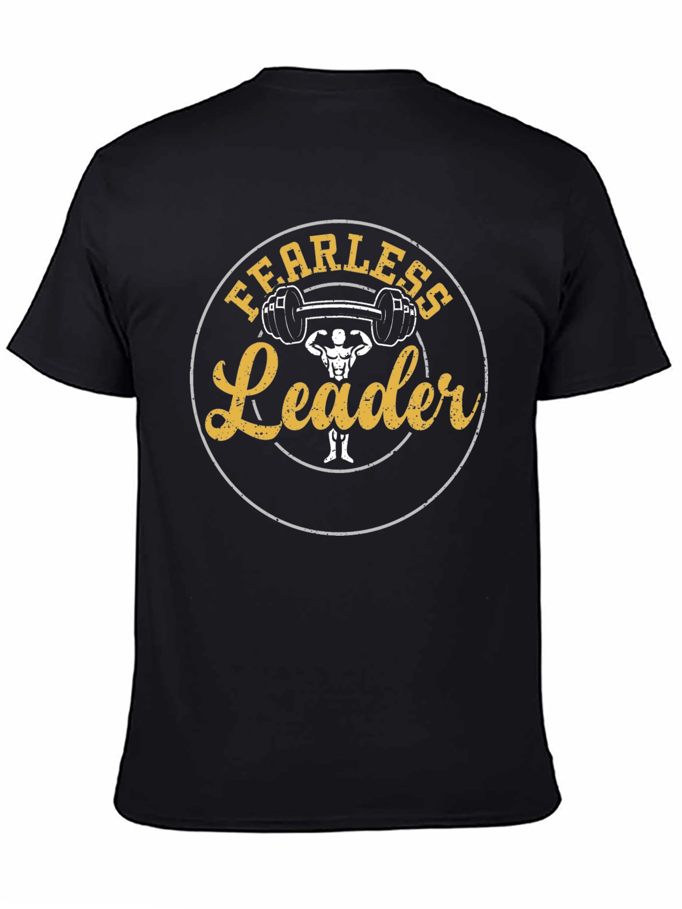 Fearless Leader Gym T-Shirt - Black Cotton
