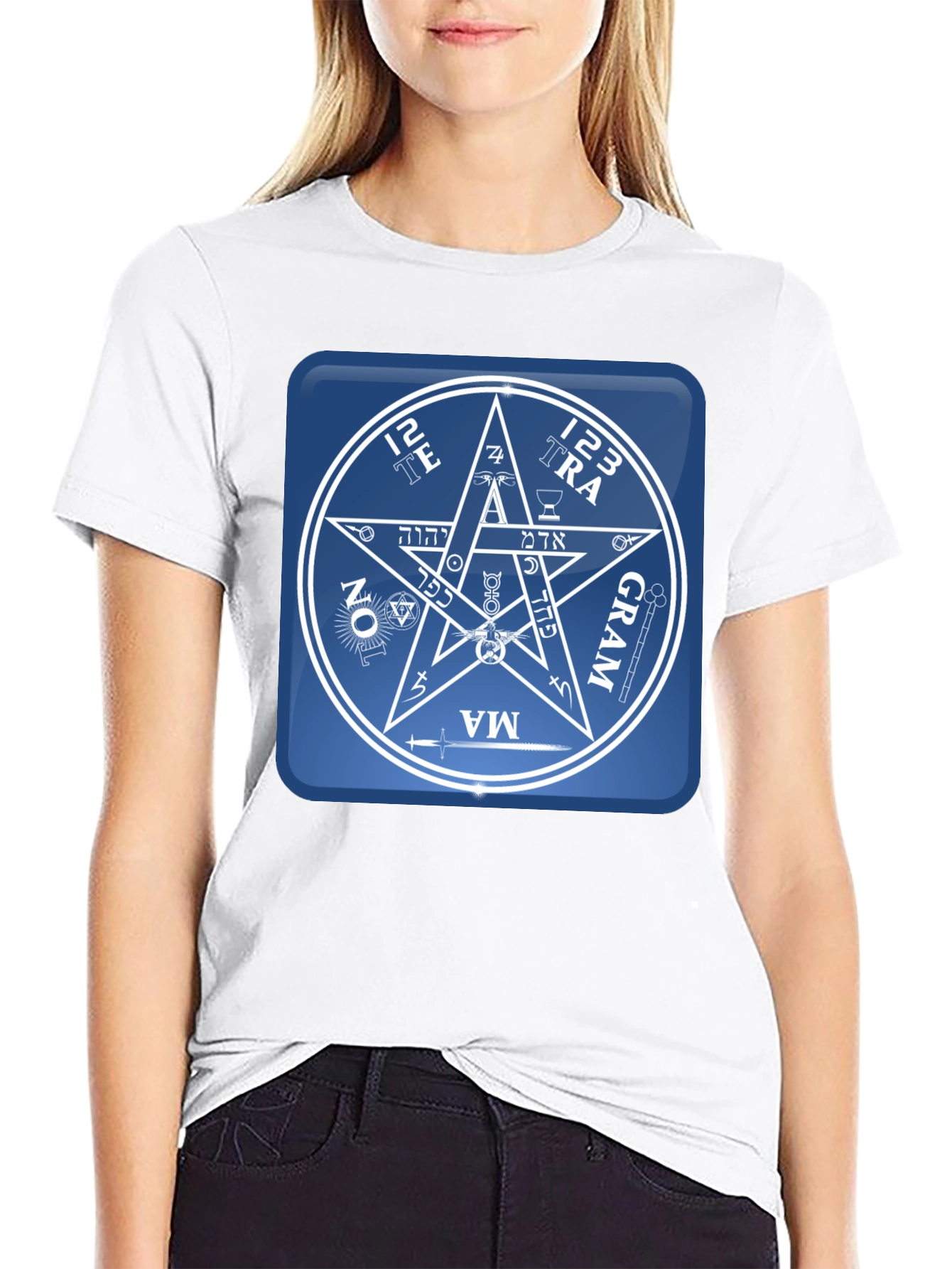 Esoteric Symbol Graphic Tee - Unisex Black T-Shirt