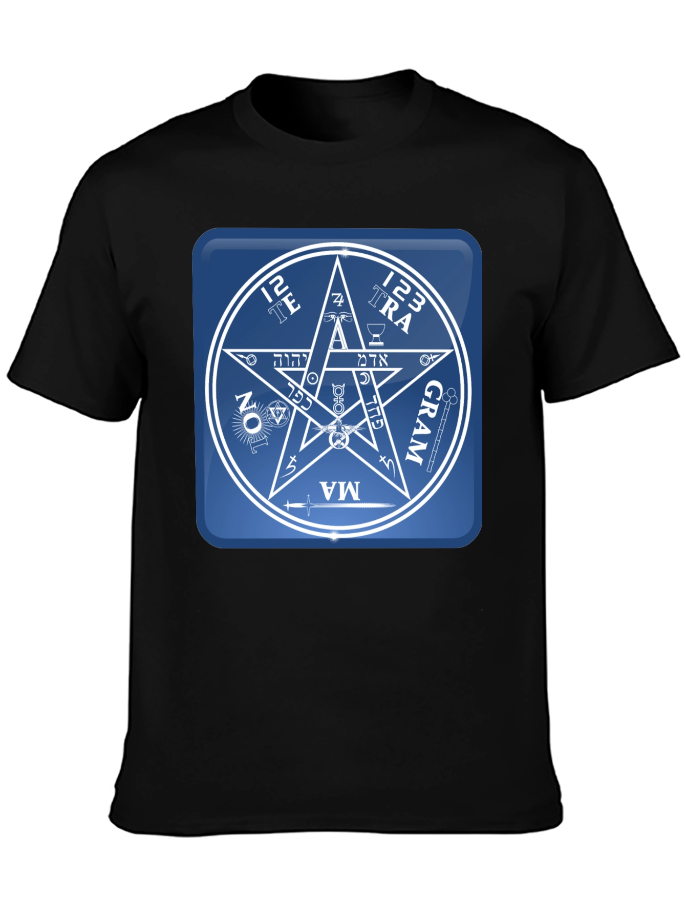 Esoteric Symbol Graphic Tee - Unisex Black T-Shirt