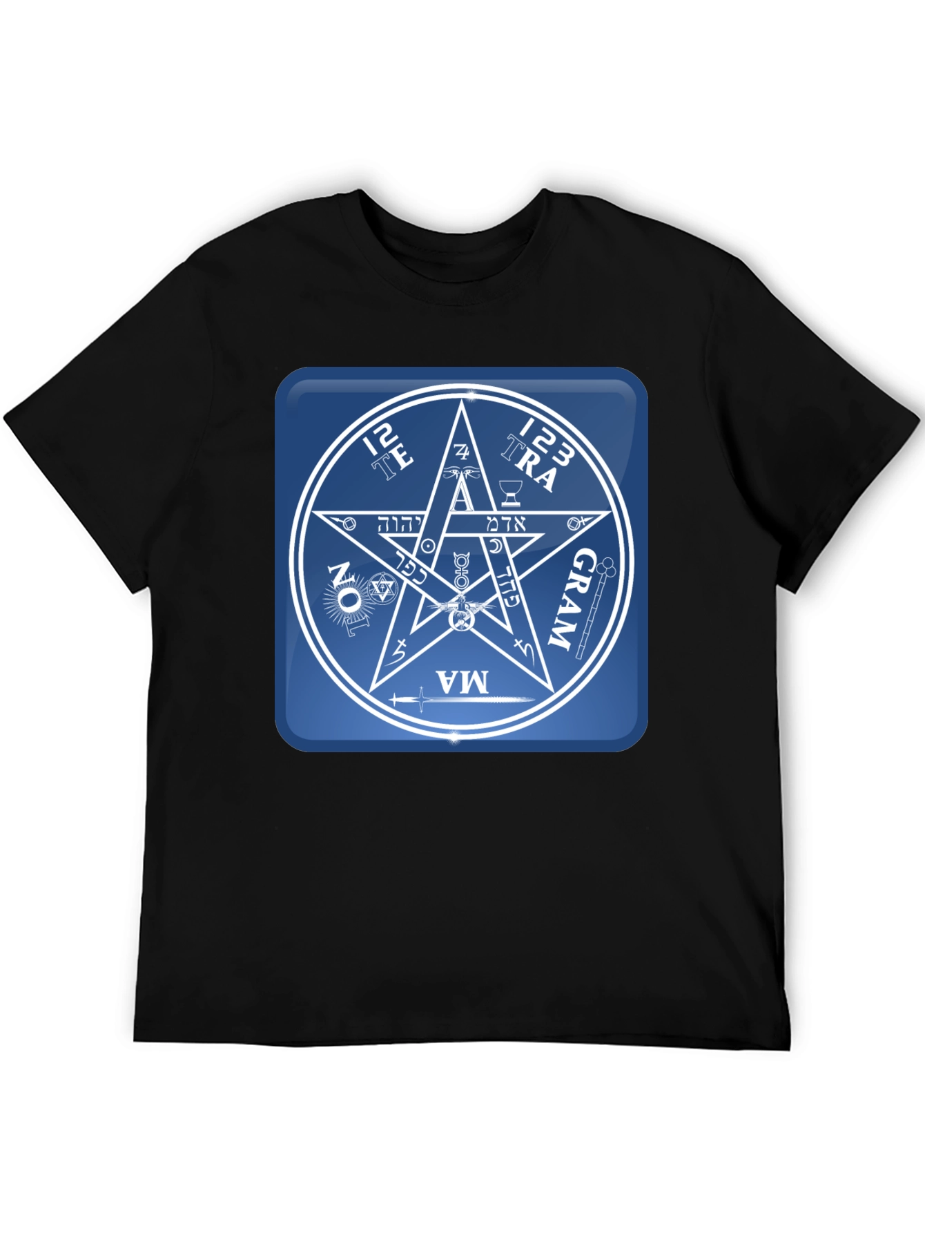 Esoteric Symbol Graphic Tee - Unisex Black T-Shirt